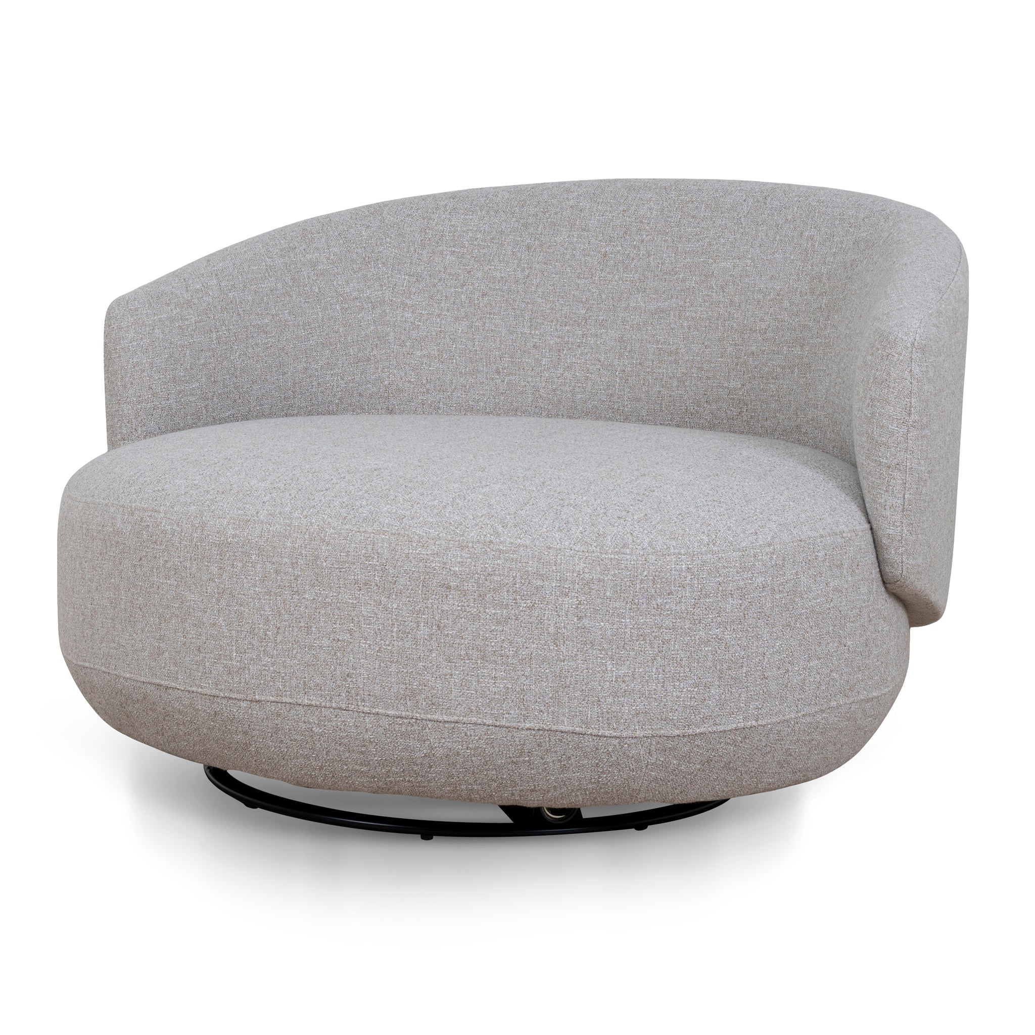 CLC10488-KSO Swivel Armchair - Warm Taupe - Image 3