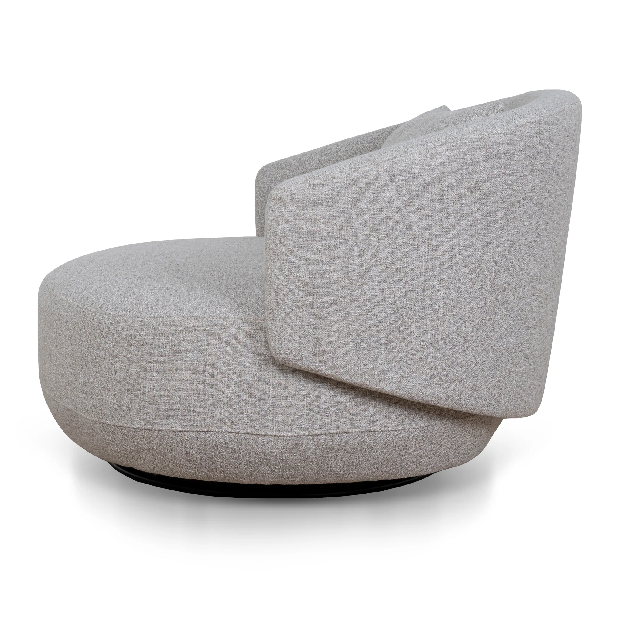 CLC10488-KSO Swivel Armchair - Warm Taupe - Image 4