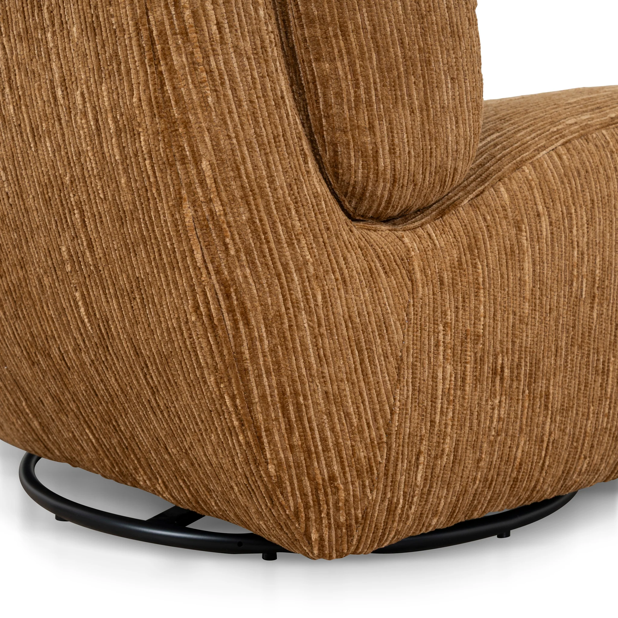 CLC10489-KSO Swivel Lounge Chair - Honey Gold - Image 14