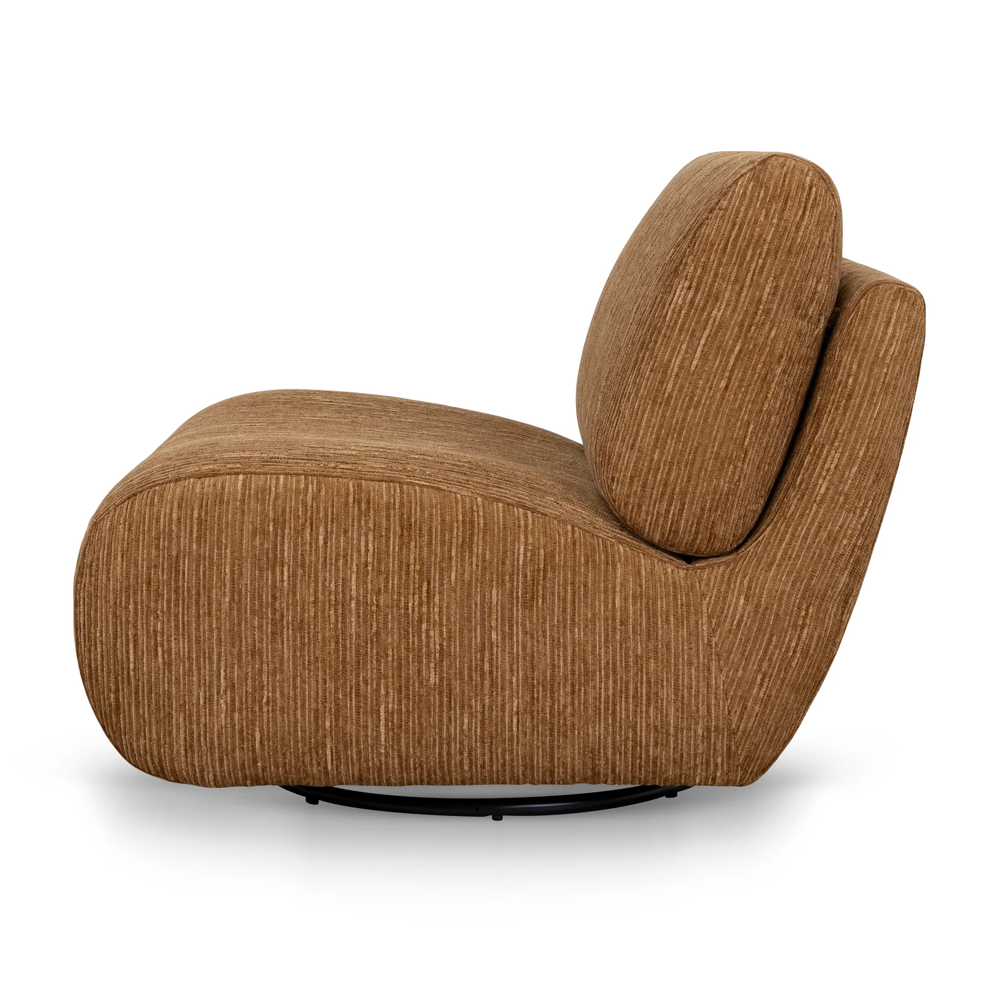CLC10489-KSO Swivel Lounge Chair - Honey Gold - Image 3