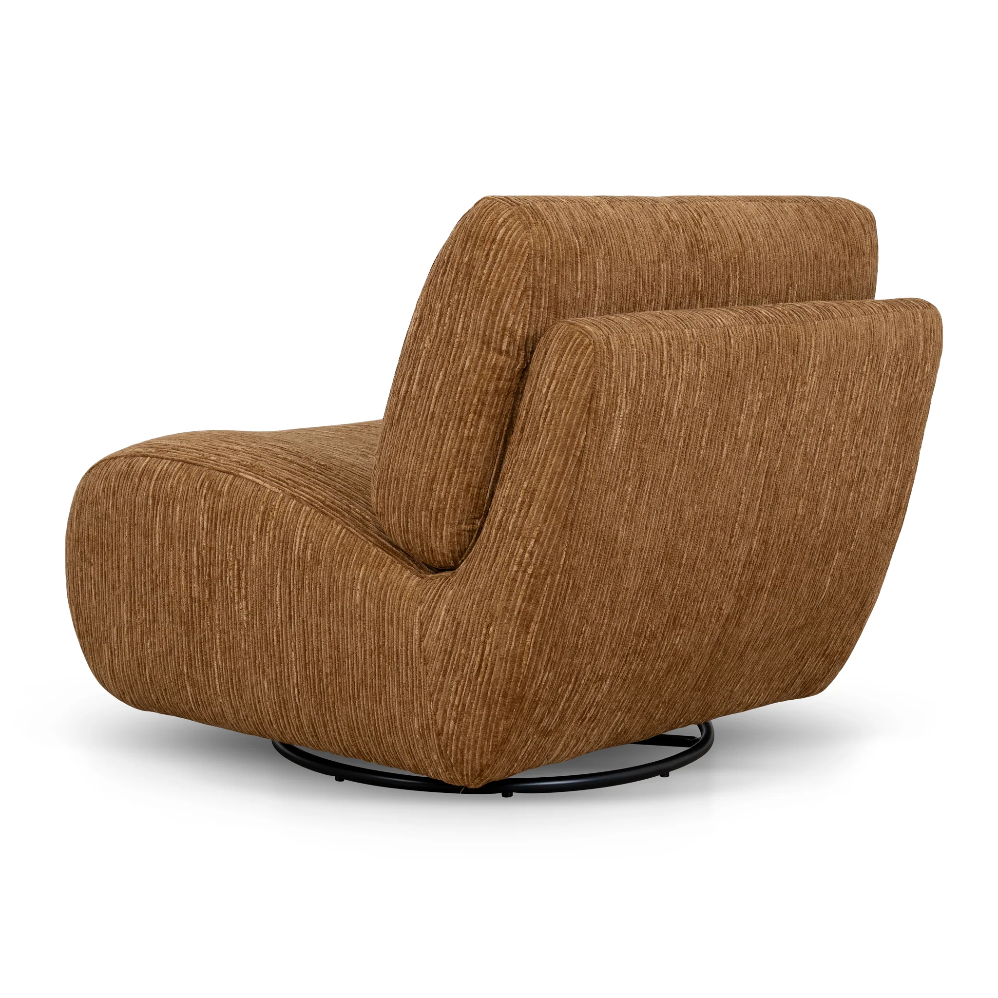 CLC10489-KSO Swivel Lounge Chair - Honey Gold - Image 4