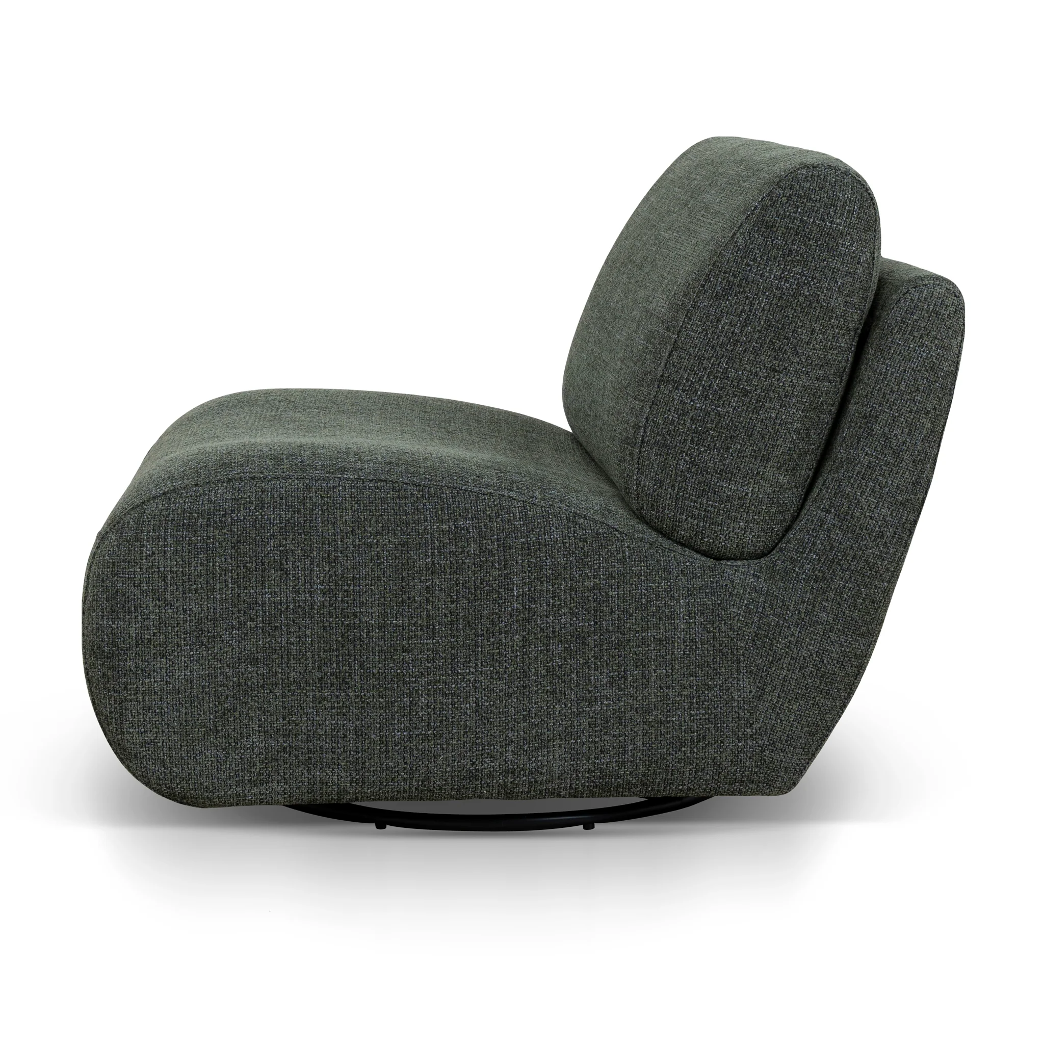 CLC10490-KSO Swivel Lounge Chair - Moss Green - Image 3