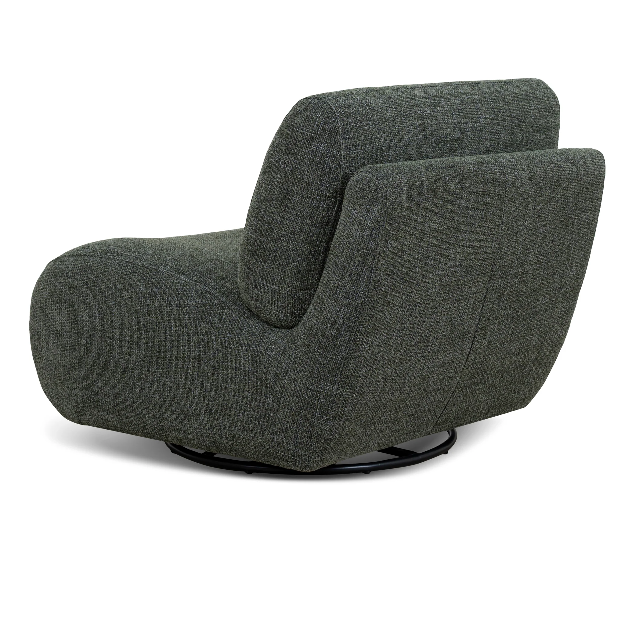 CLC10490-KSO Swivel Lounge Chair - Moss Green - Image 4