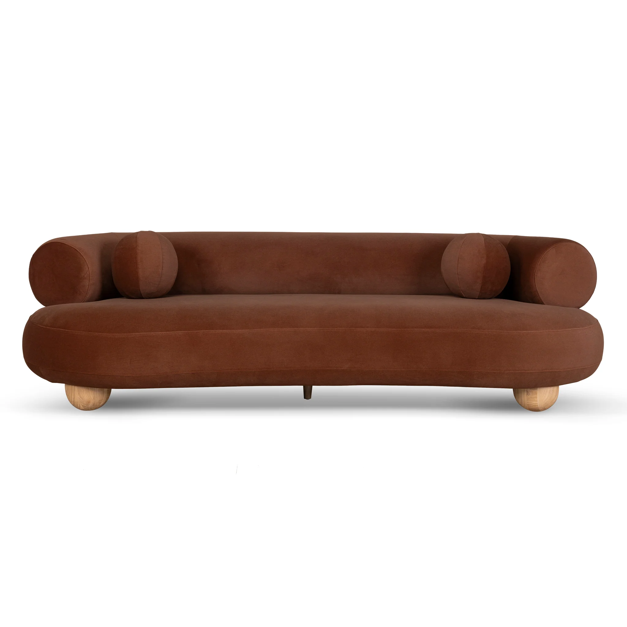 CLC10492-CA 3 Seater Sofa - Burnt Brown - Image 2