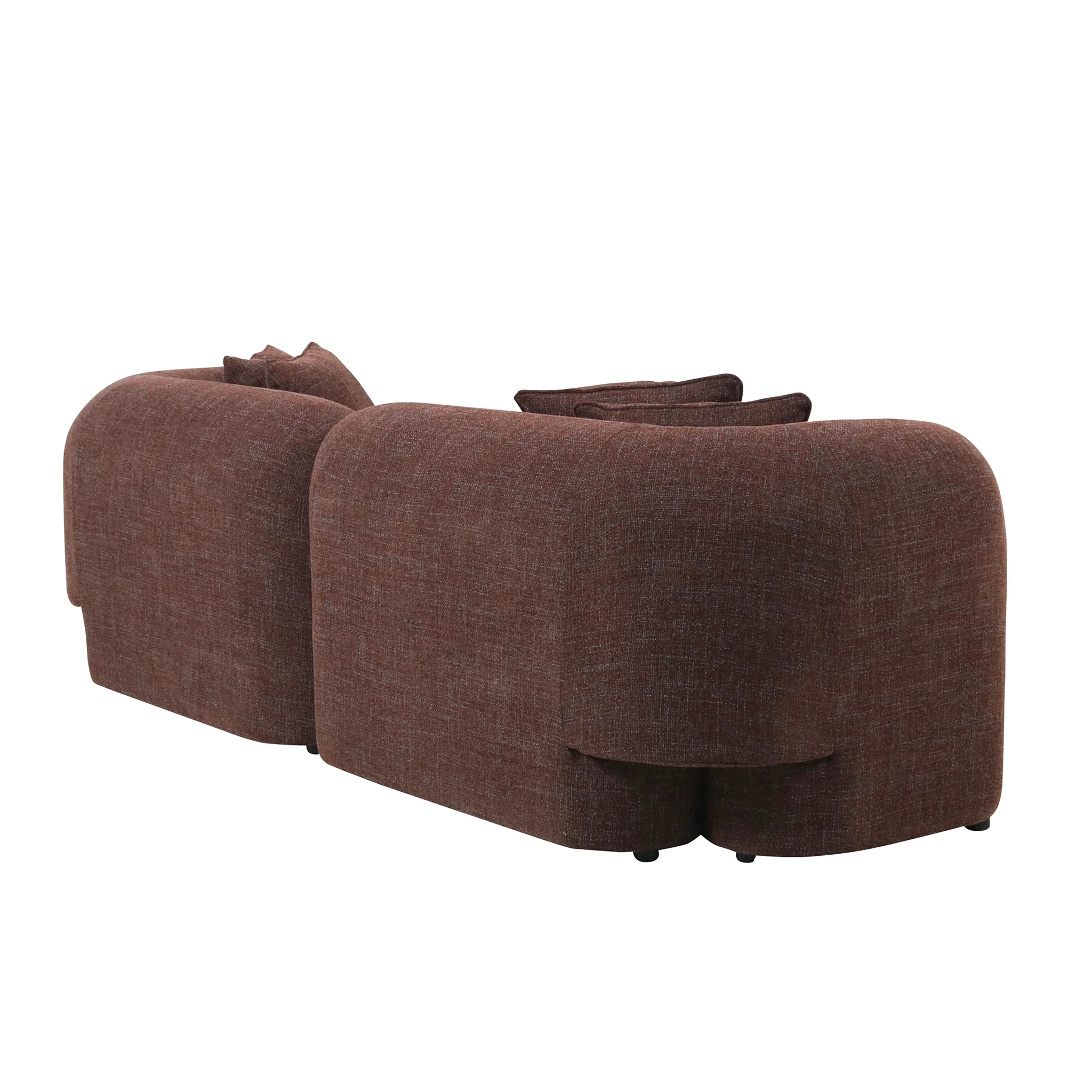 CLC10531-OLS 3 Seater Sofa - Moss Brown - Image 4
