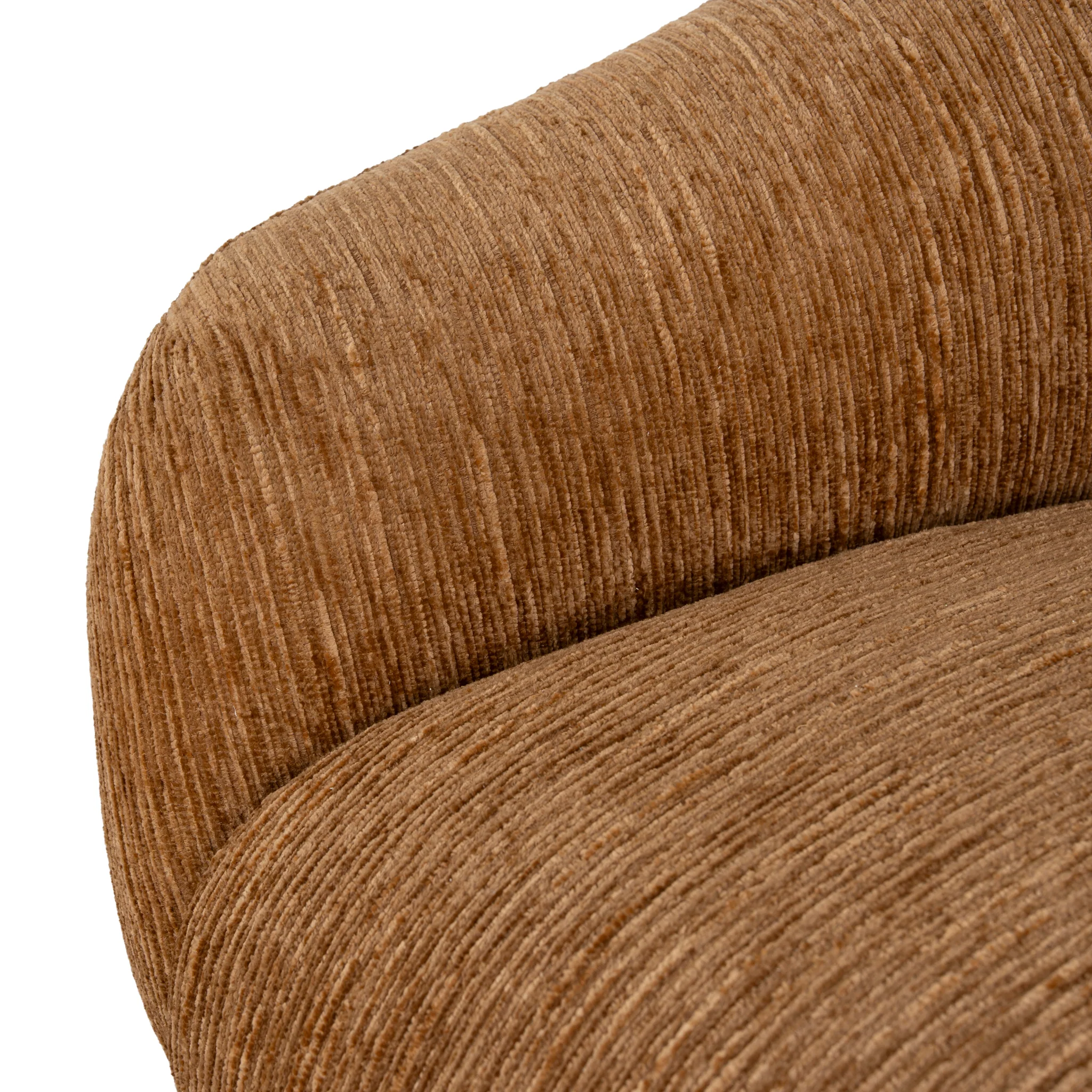 CLC10690-KSO Swivel Armchair - Honey Gold - Image 7