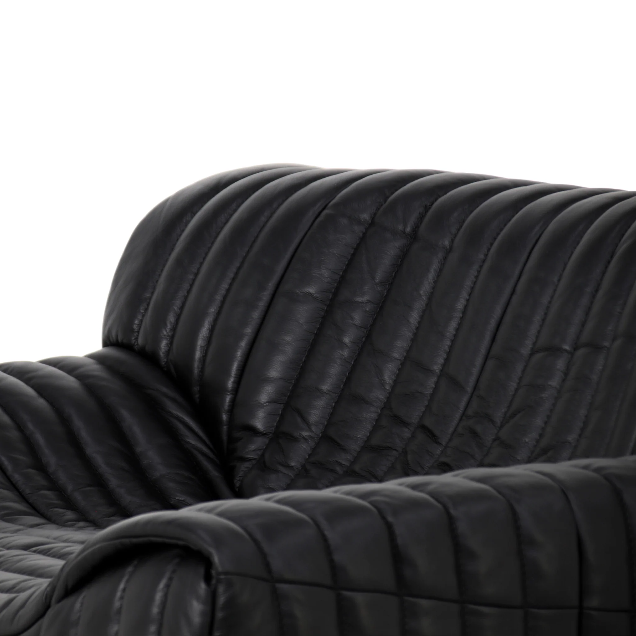 CLC10843-NV Armchair - Black Leather - Image 7