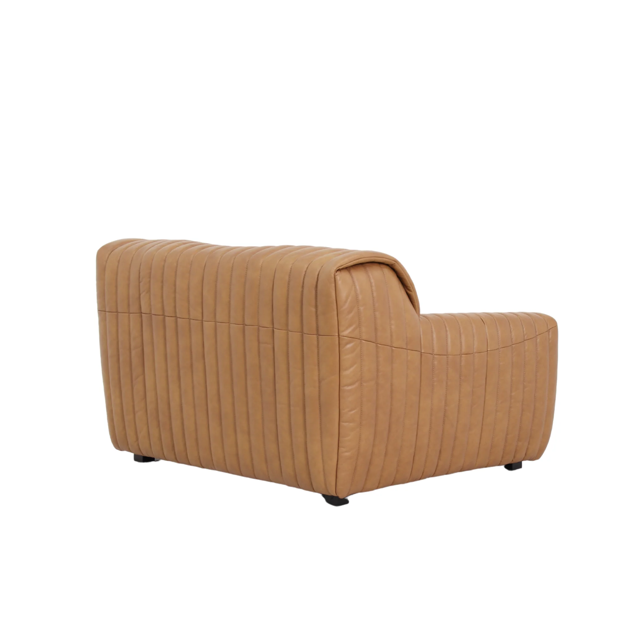 CLC10844-NV Armchair - Amber Tan Leather - Image 5