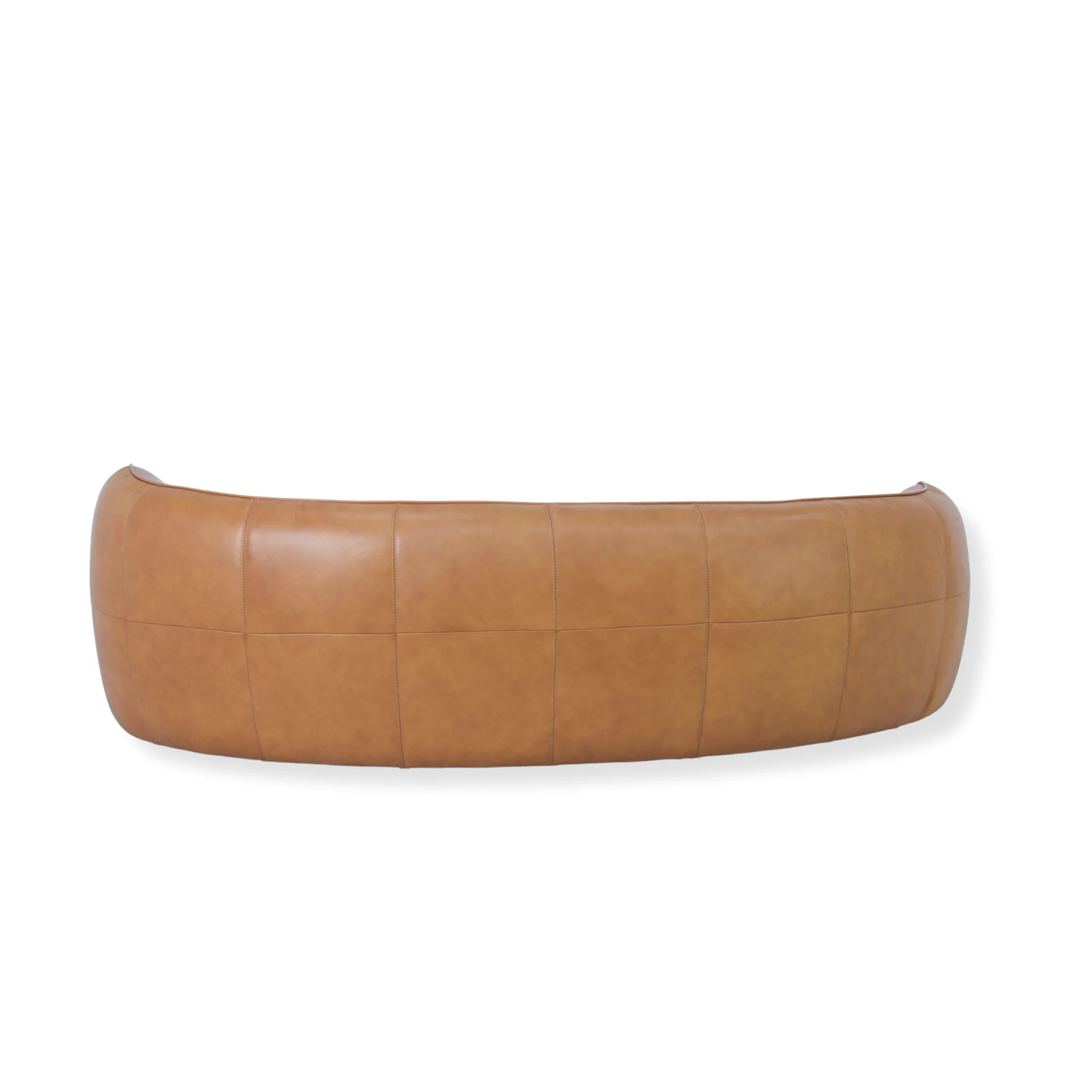 CLC10845-NV 3 Seater Sofa - Amber Tan Leather - Image 5