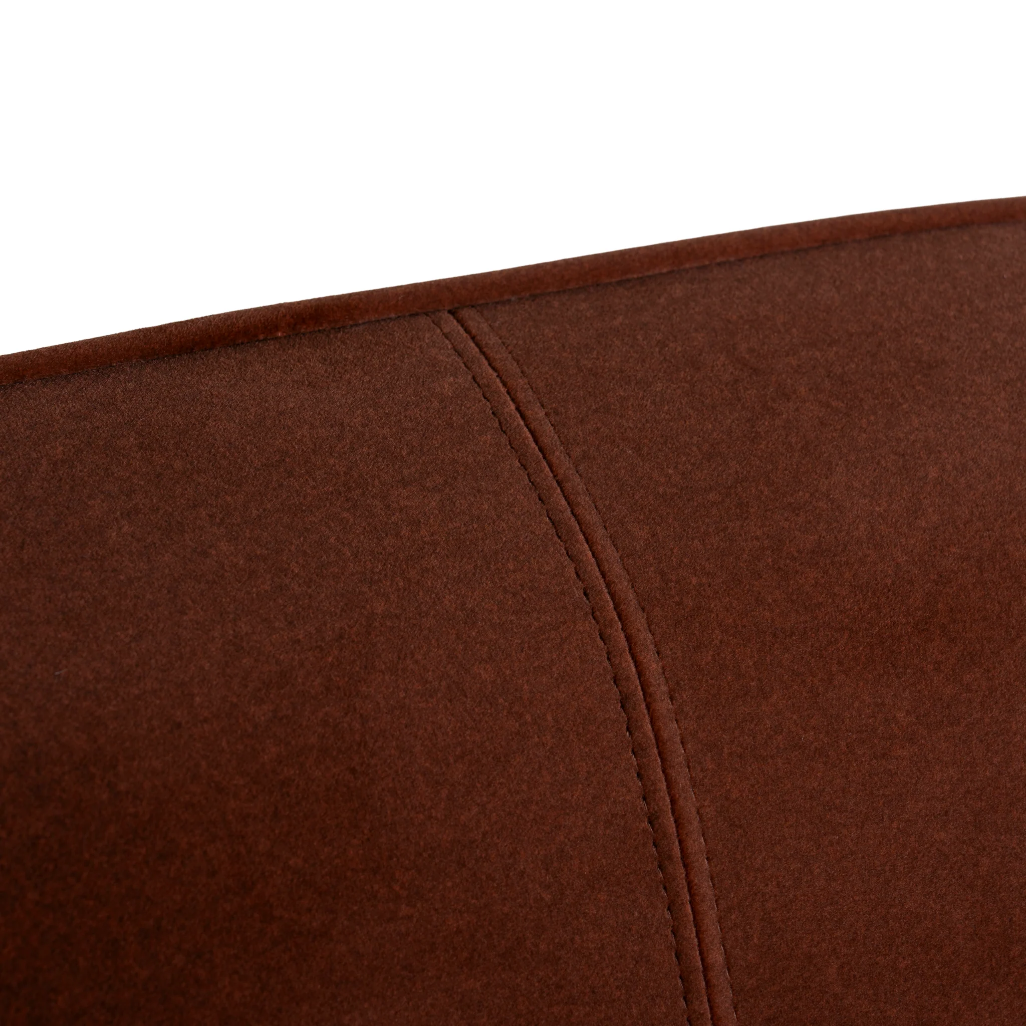 CLC10847-FS 4 Seater Fabric Sofa - Burnt Brown - Image 13
