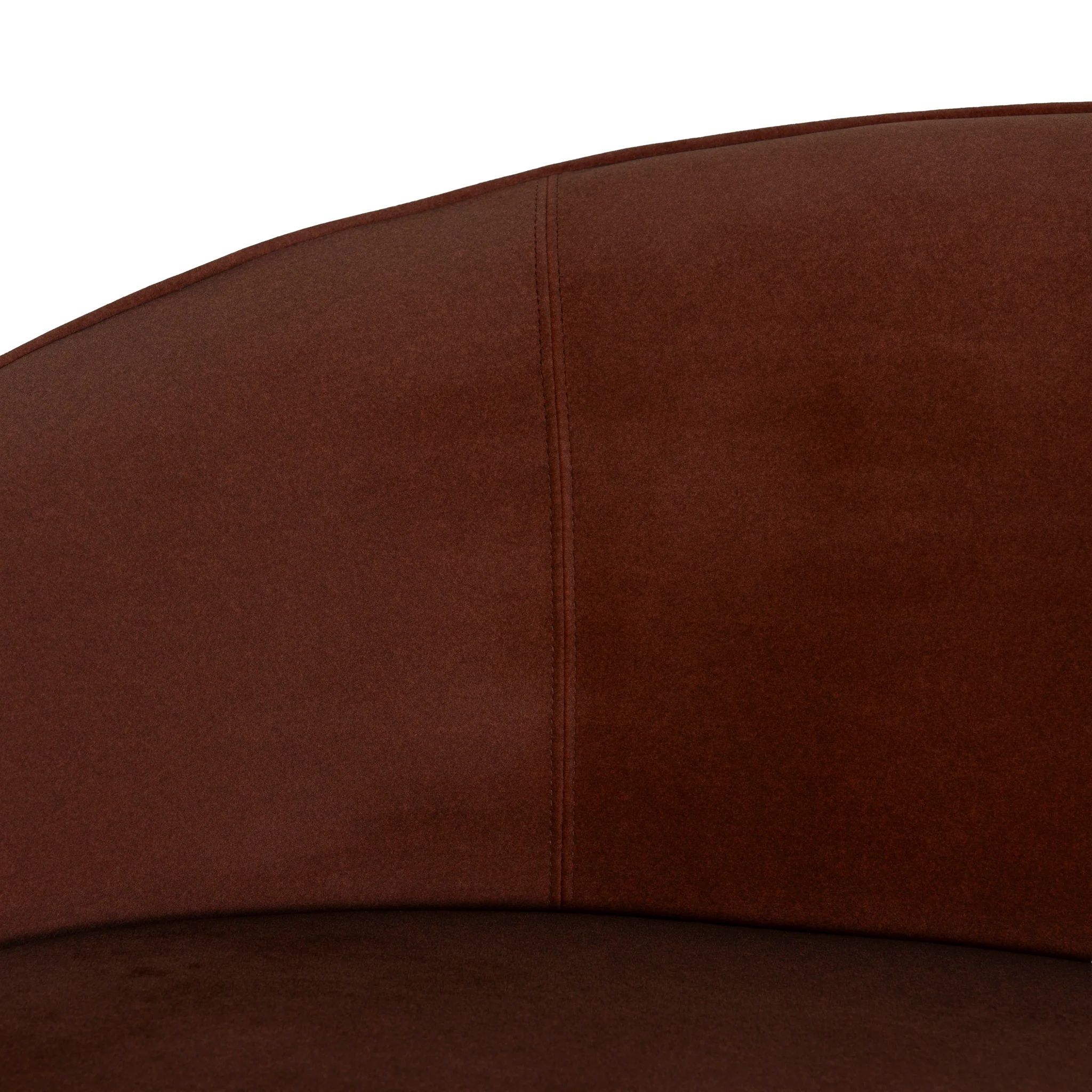 CLC10847-FS 4 Seater Fabric Sofa - Burnt Brown - Image 14