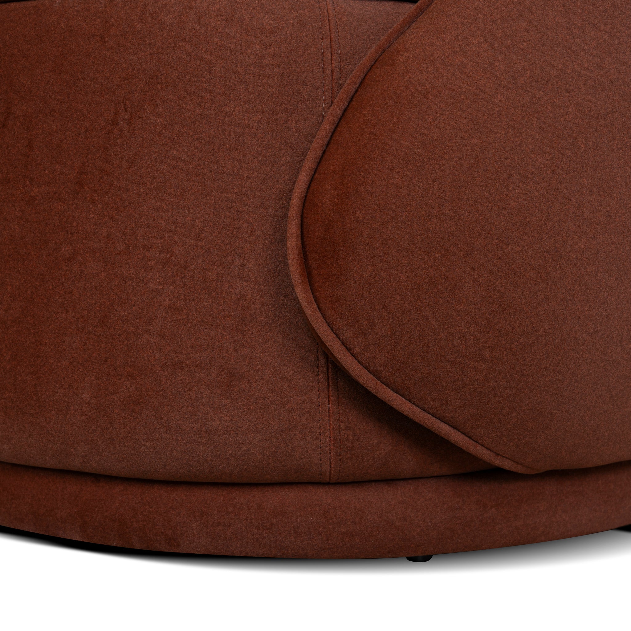 CLC10848-FS Fabric Armchair - Burnt Brown - Image 10
