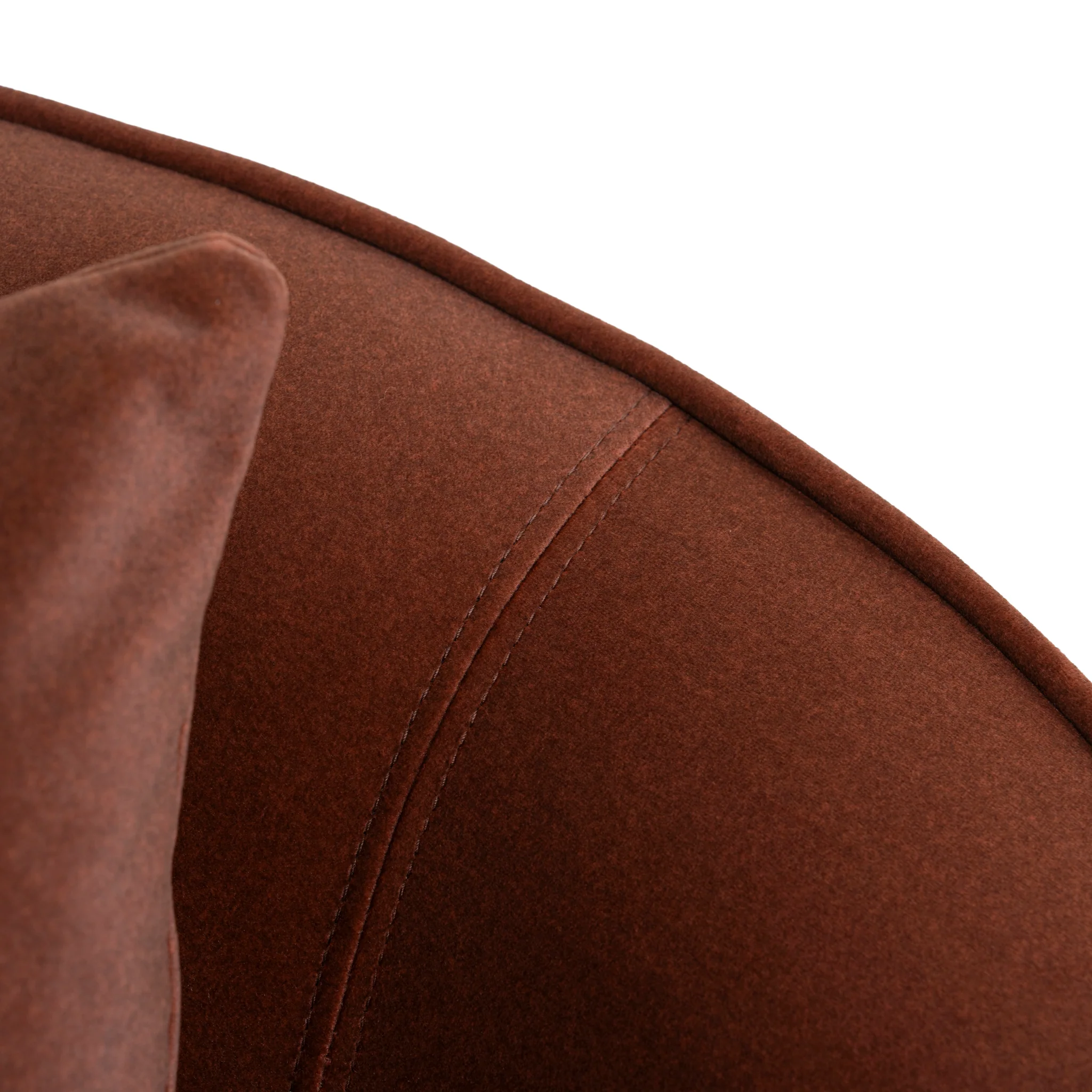 CLC10848-FS Fabric Armchair - Burnt Brown - Image 12