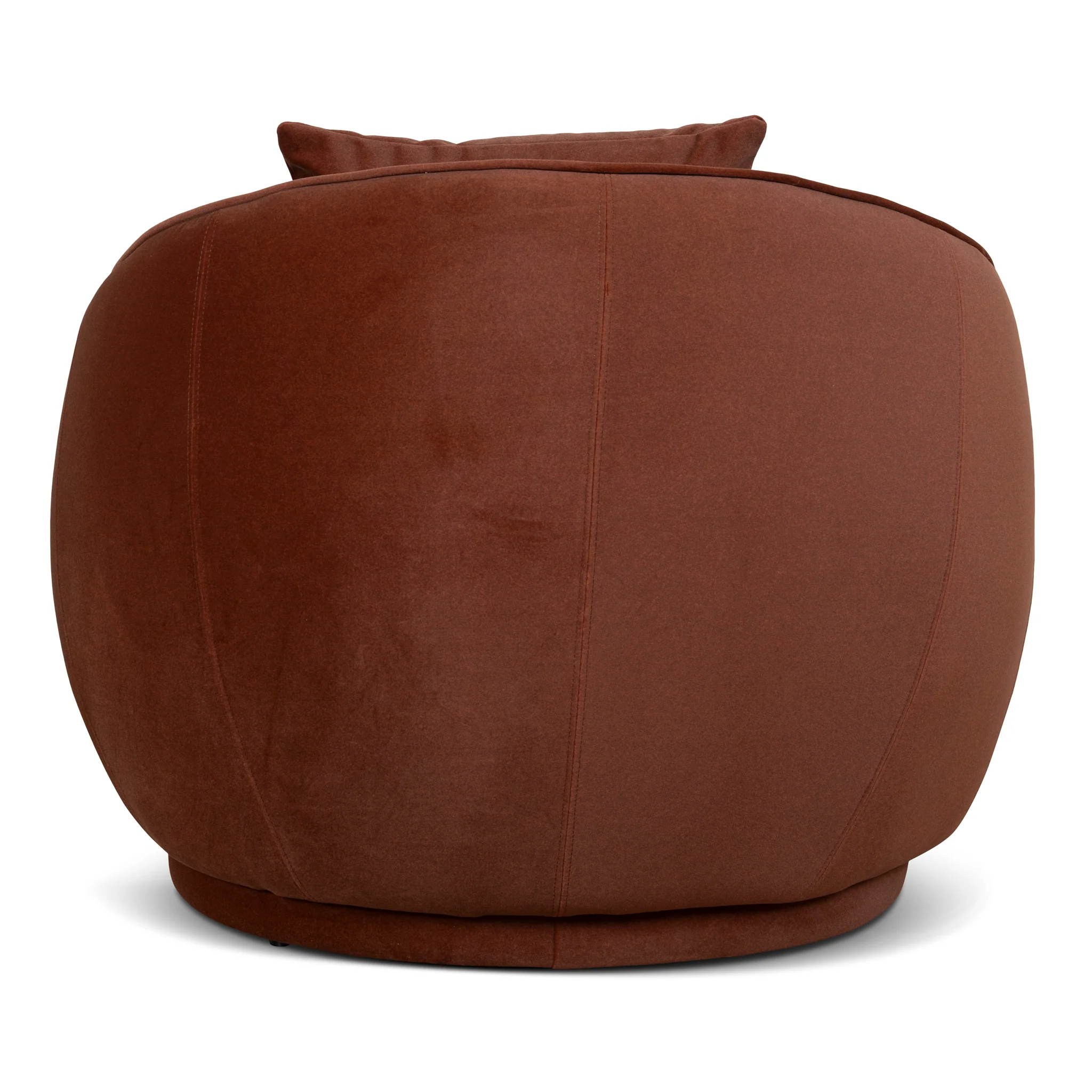 CLC10848-FS Fabric Armchair - Burnt Brown - Image 6