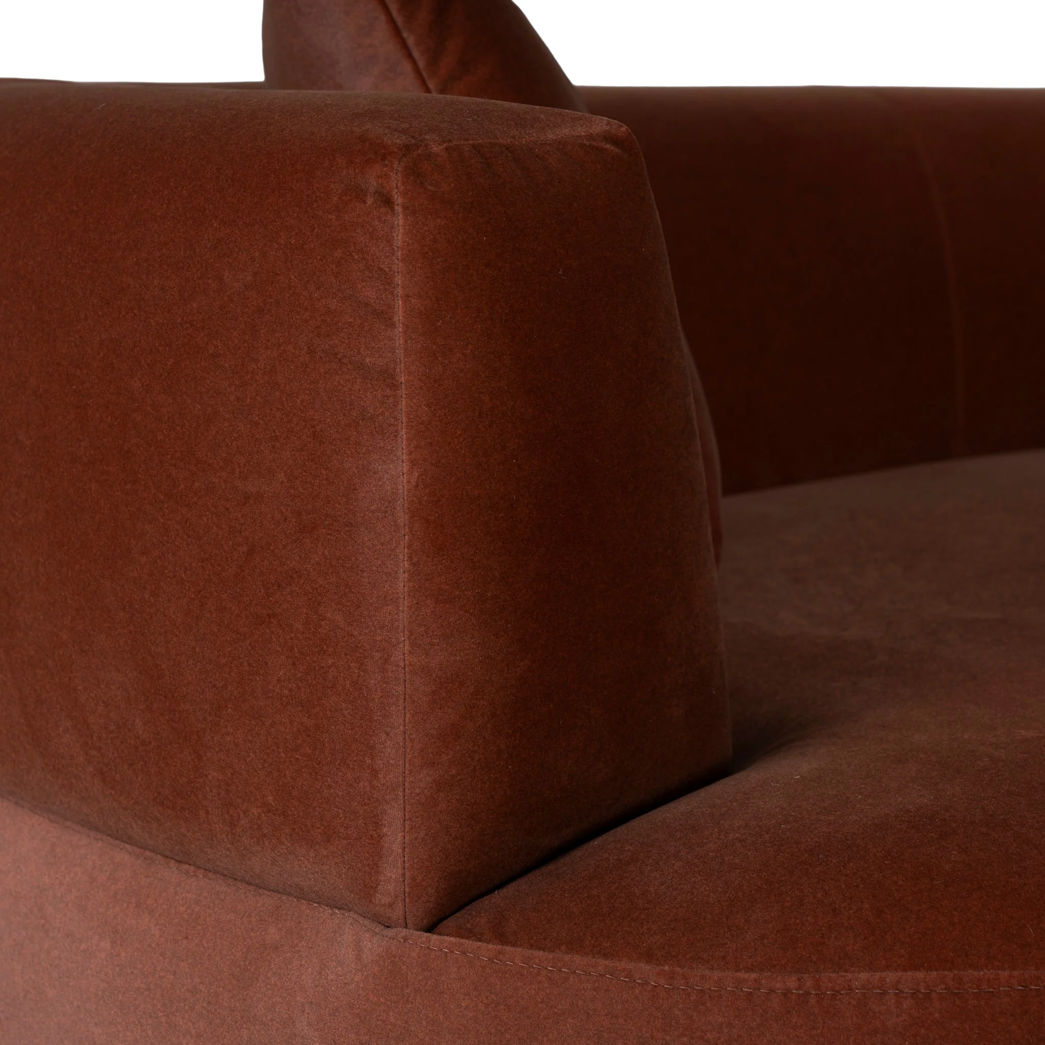 CLC10849-FS Modular Right Chaise Sofa - Burnt Brown - Image 10