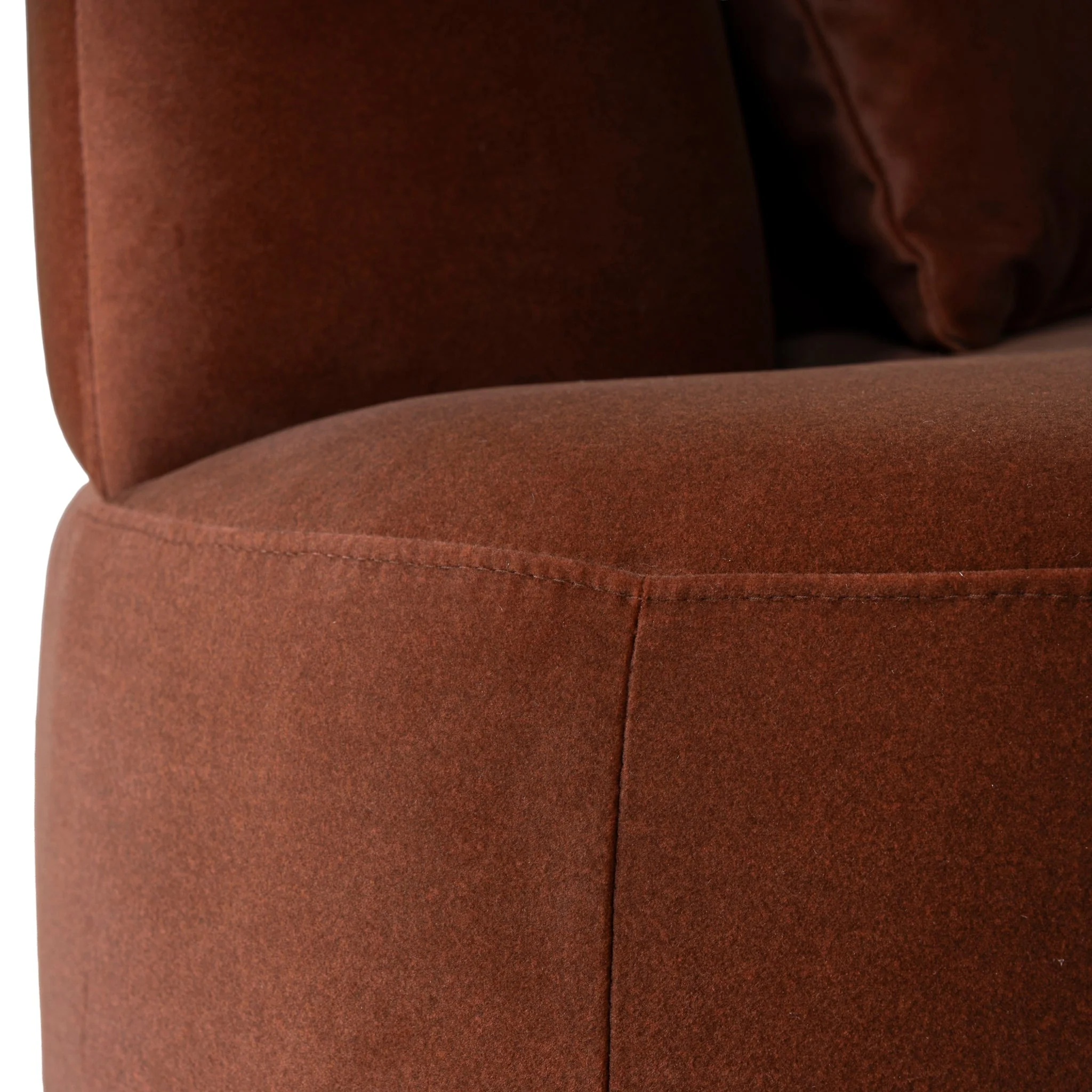 CLC10849-FS Modular Right Chaise Sofa - Burnt Brown - Image 17