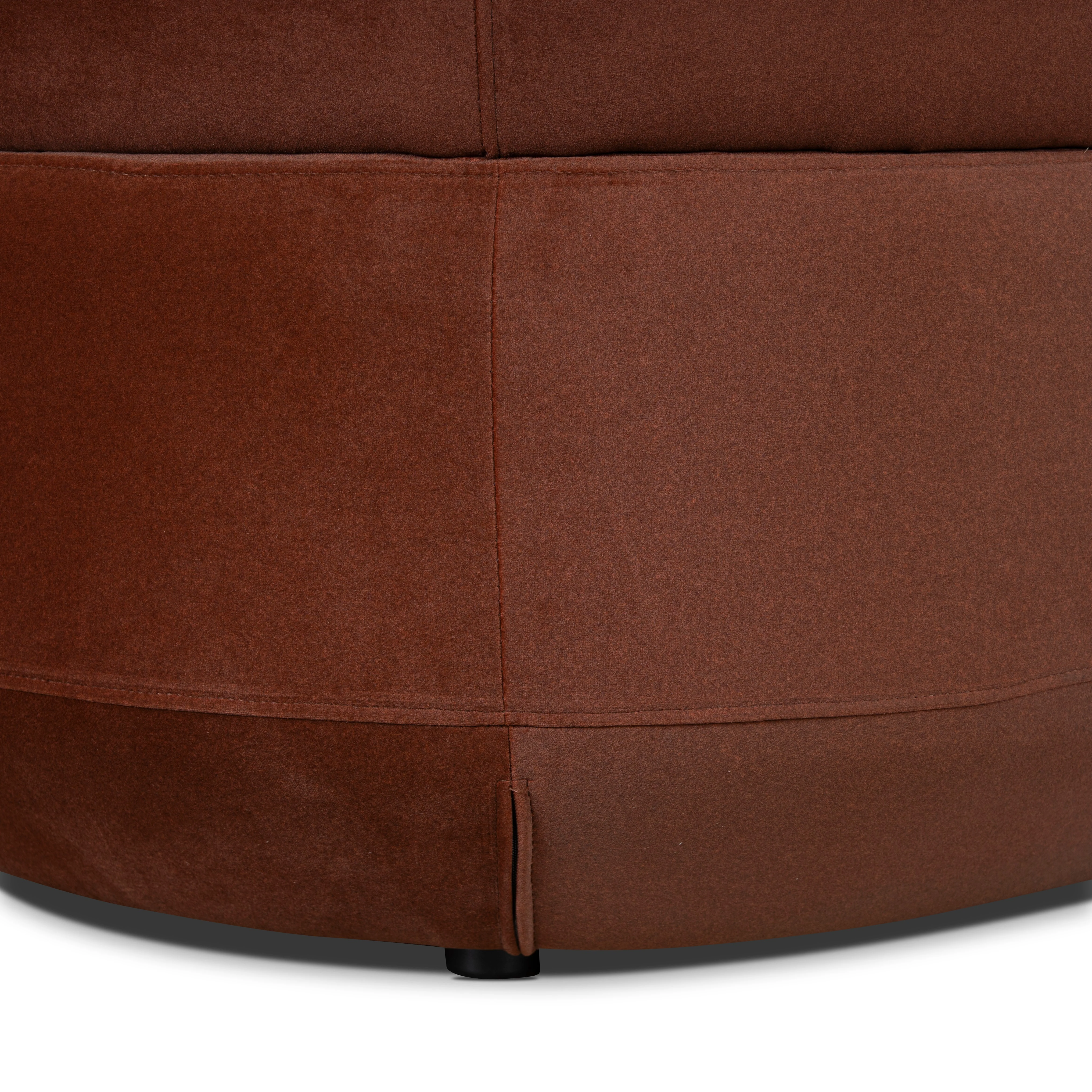 CLC10849-FS Modular Right Chaise Sofa - Burnt Brown - Image 19