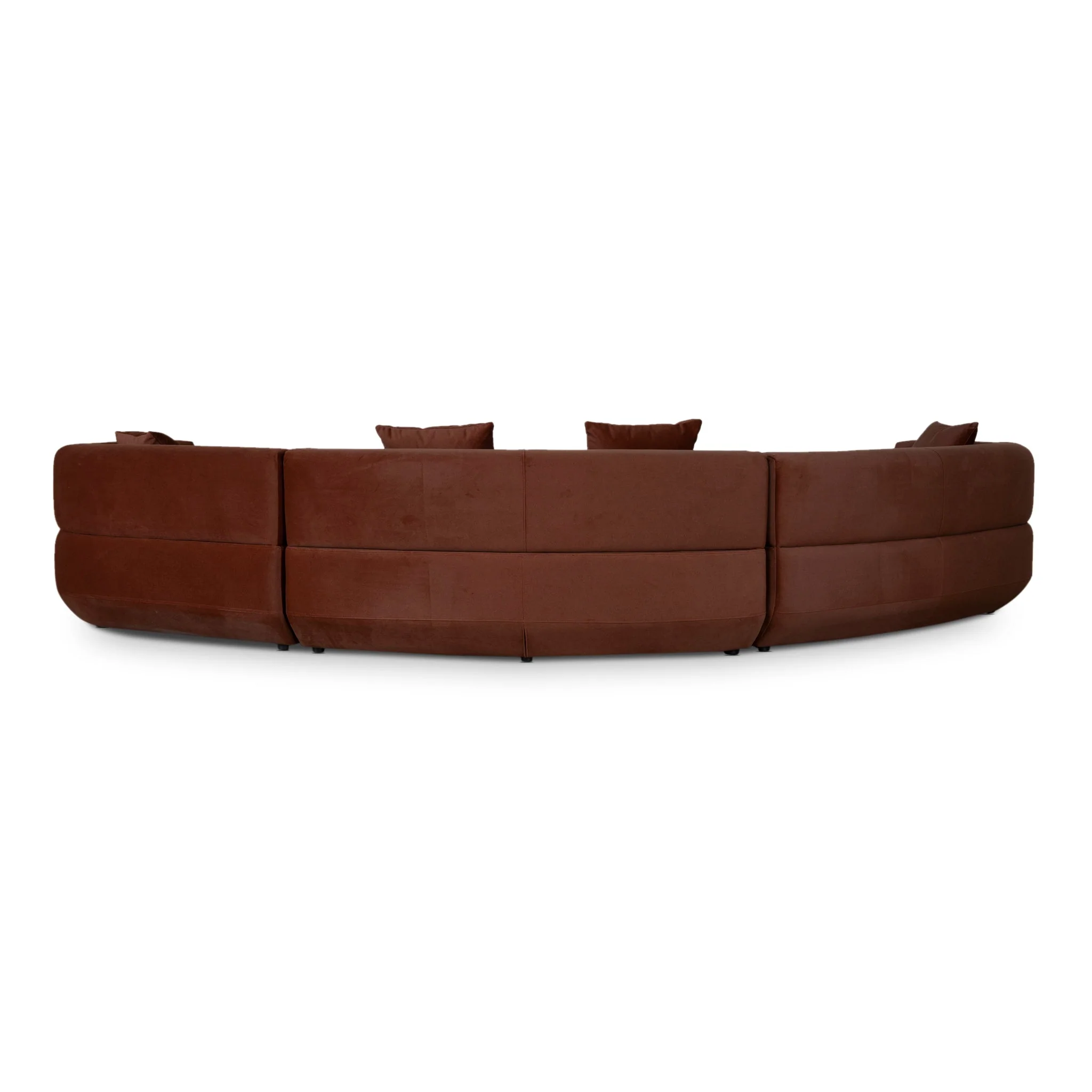 CLC10849-FS Modular Right Chaise Sofa - Burnt Brown - Image 2