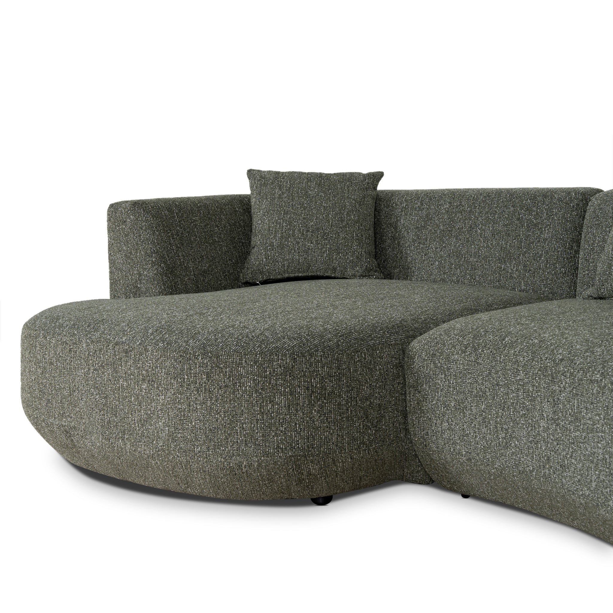 CLC10851-FS Modular Left Chaise Sofa - Canopy Green - Image 7