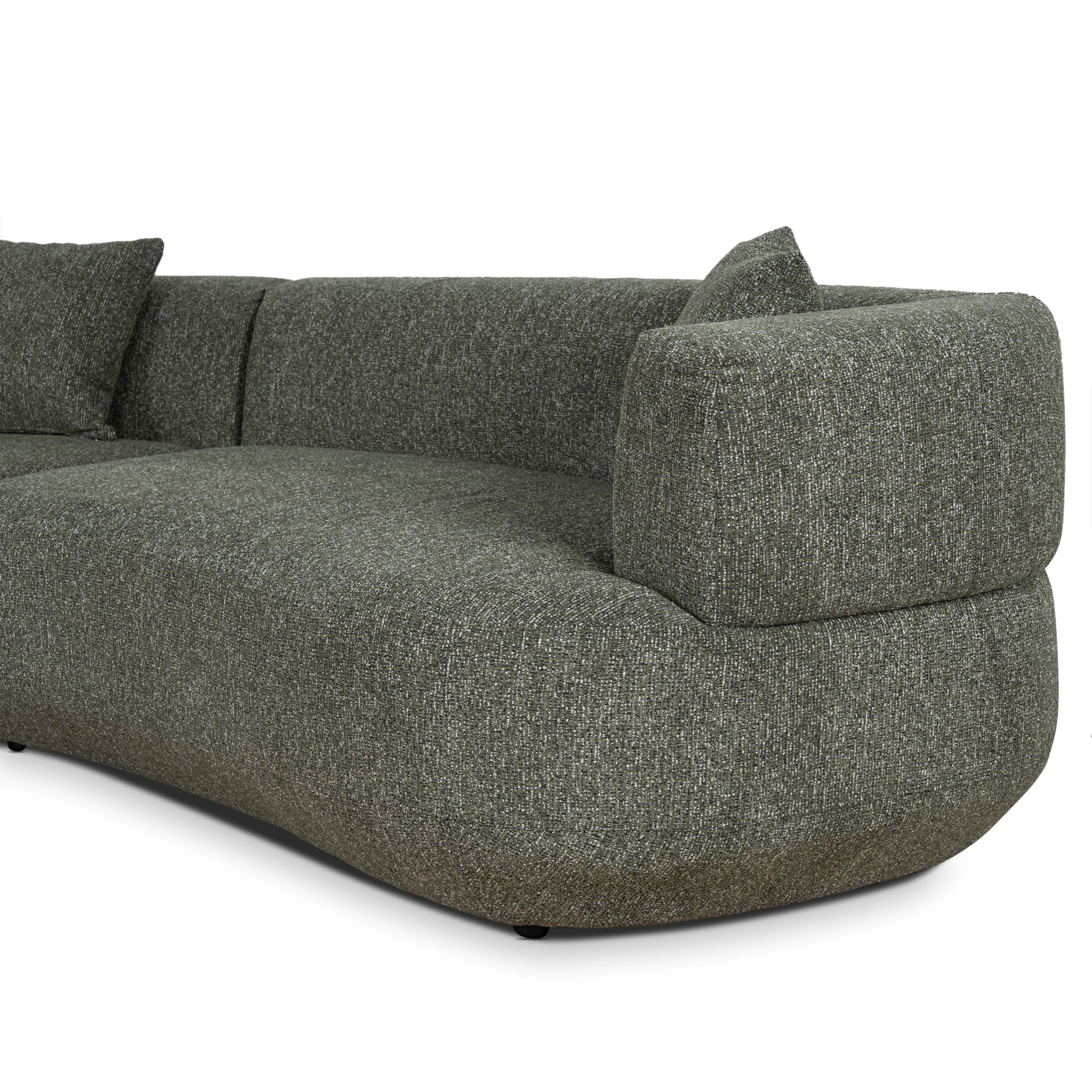 CLC10851-FS Modular Left Chaise Sofa - Canopy Green - Image 8