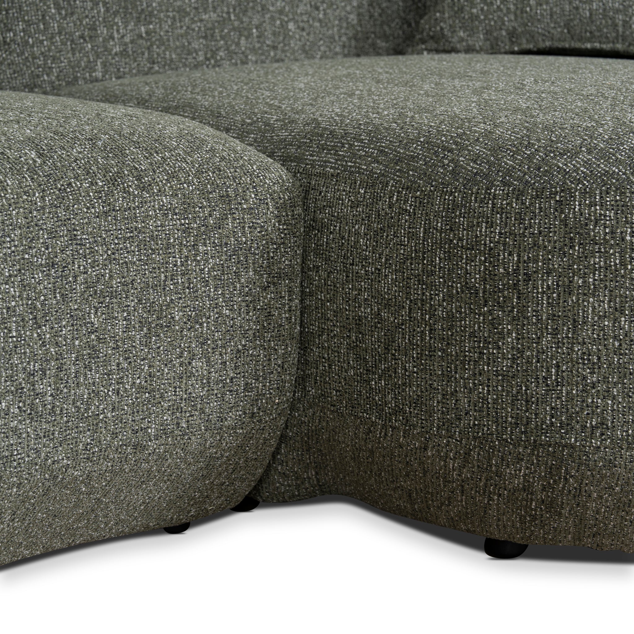 CLC10852-FS Modular Right Chaise Sofa - Canopy Green - Image 11