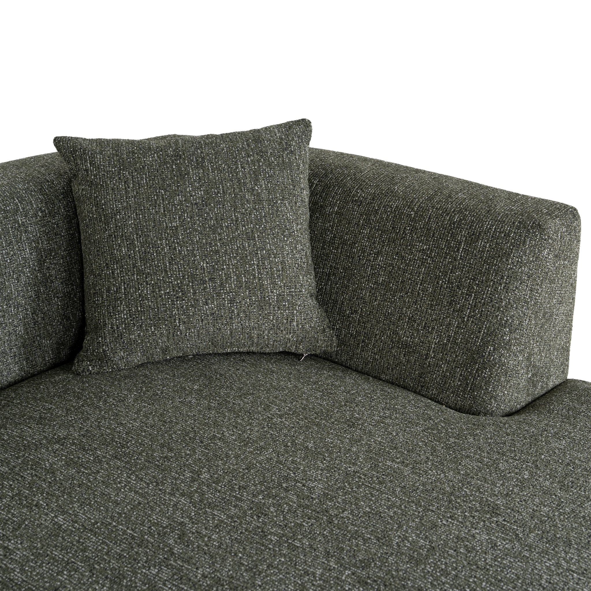 CLC10852-FS Modular Right Chaise Sofa - Canopy Green - Image 14