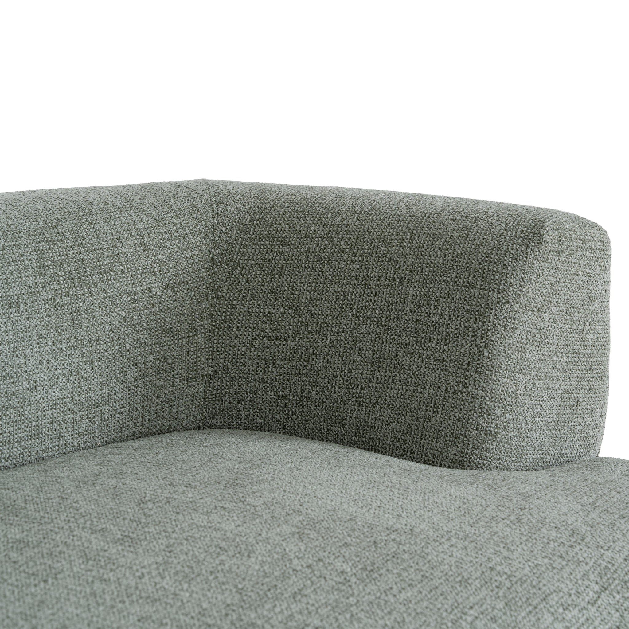 CLC10853-FS Modular Left Chaise Sofa - Coral Light Green - Image 14