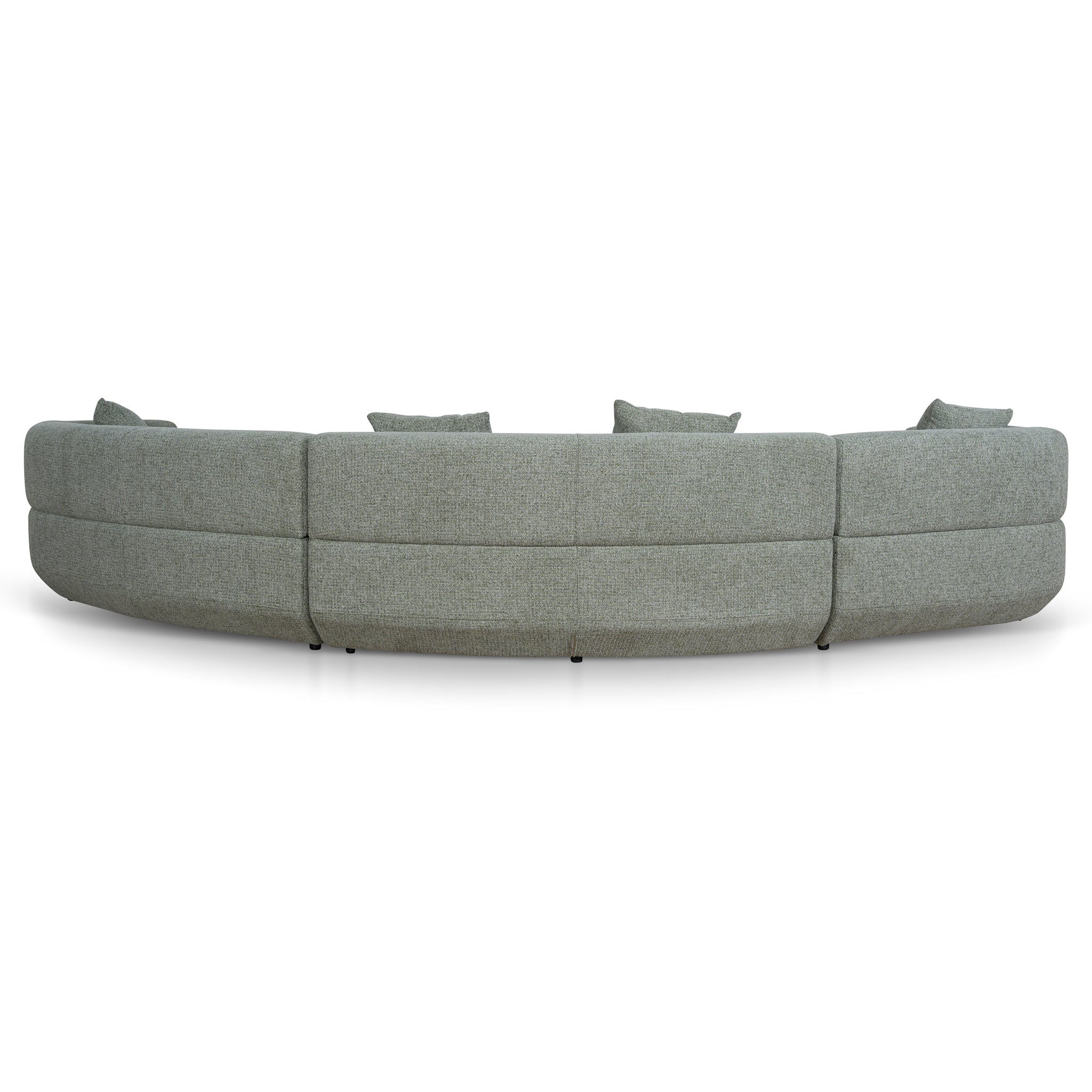 CLC10853-FS Modular Left Chaise Sofa - Coral Light Green - Image 5
