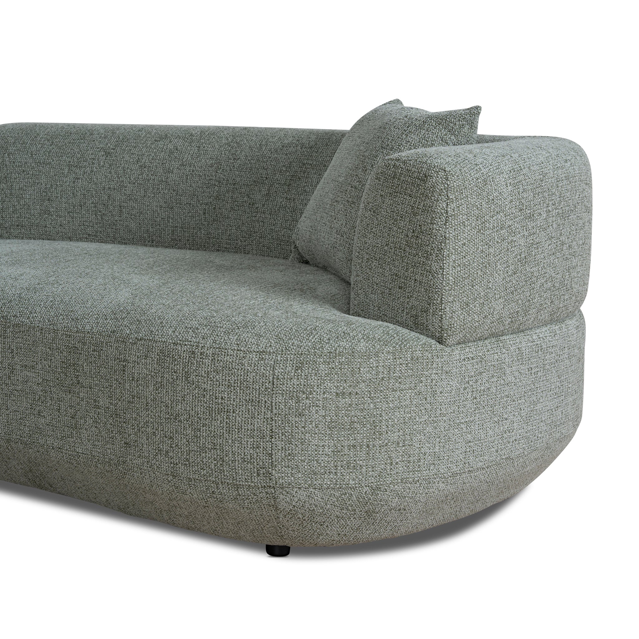 CLC10853-FS Modular Left Chaise Sofa - Coral Light Green - Image 8