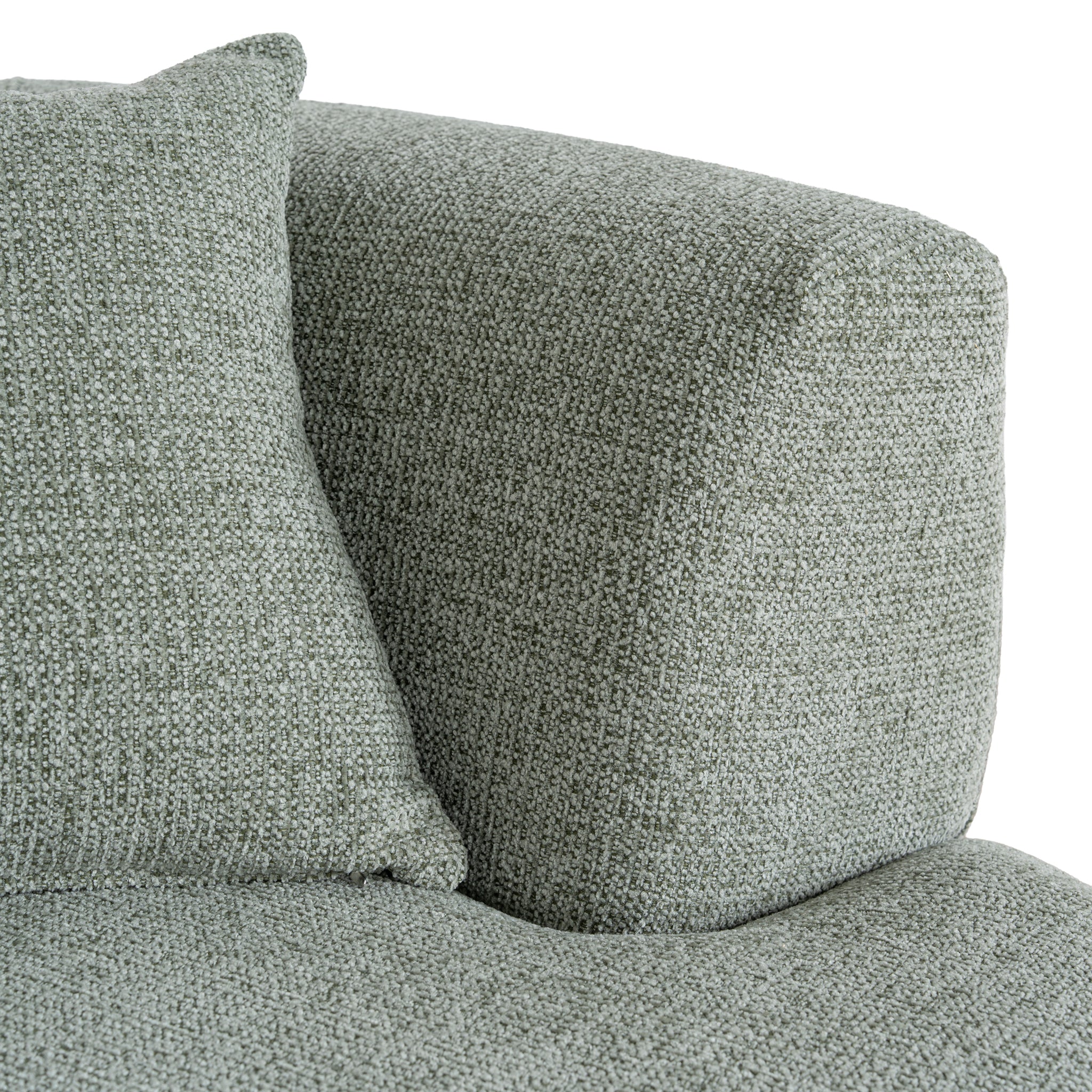 CLC10853-FS Modular Left Chaise Sofa - Coral Light Green - Image 9