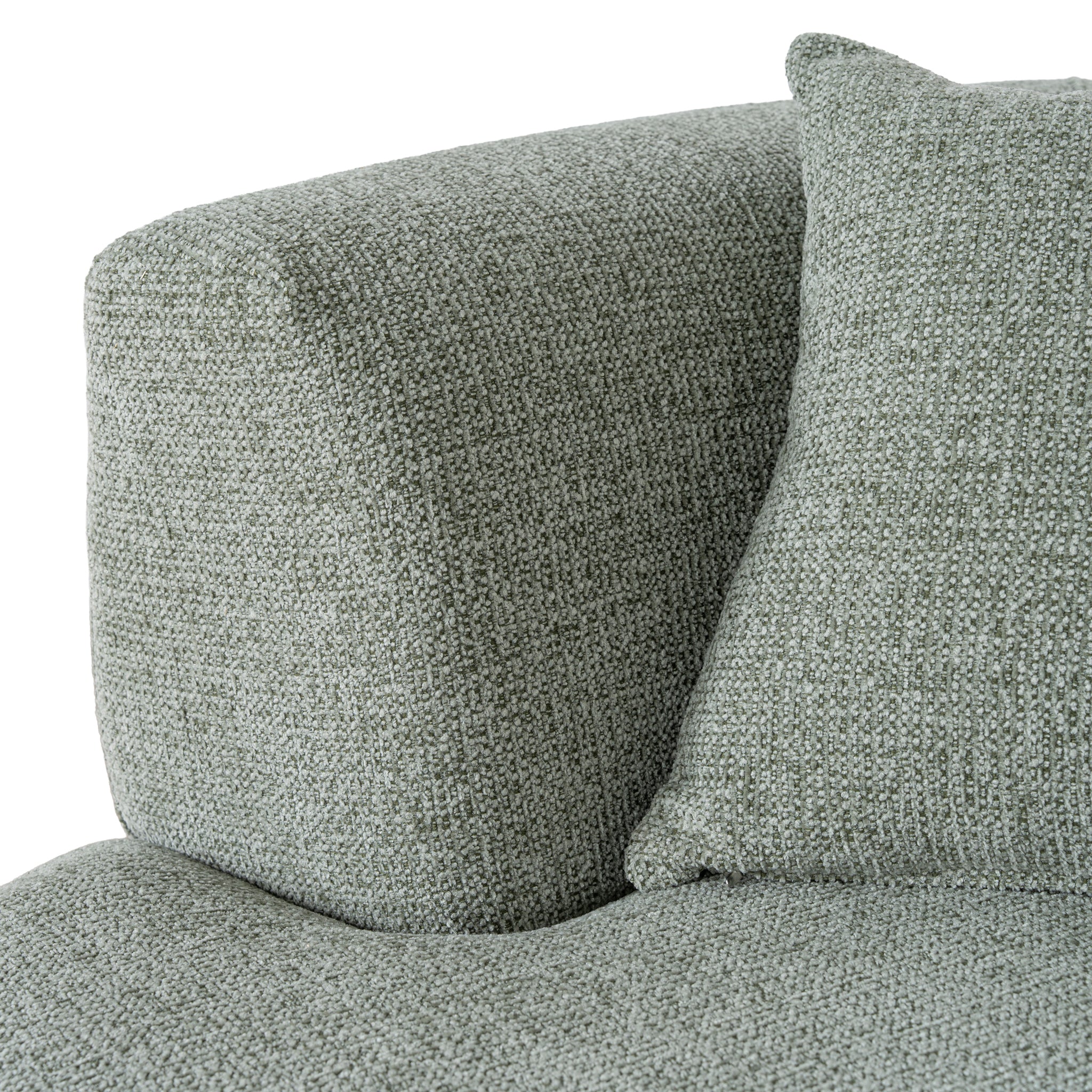 CLC10854-FS Modular Right Chaise Sofa - Coral Light Green - Image 9
