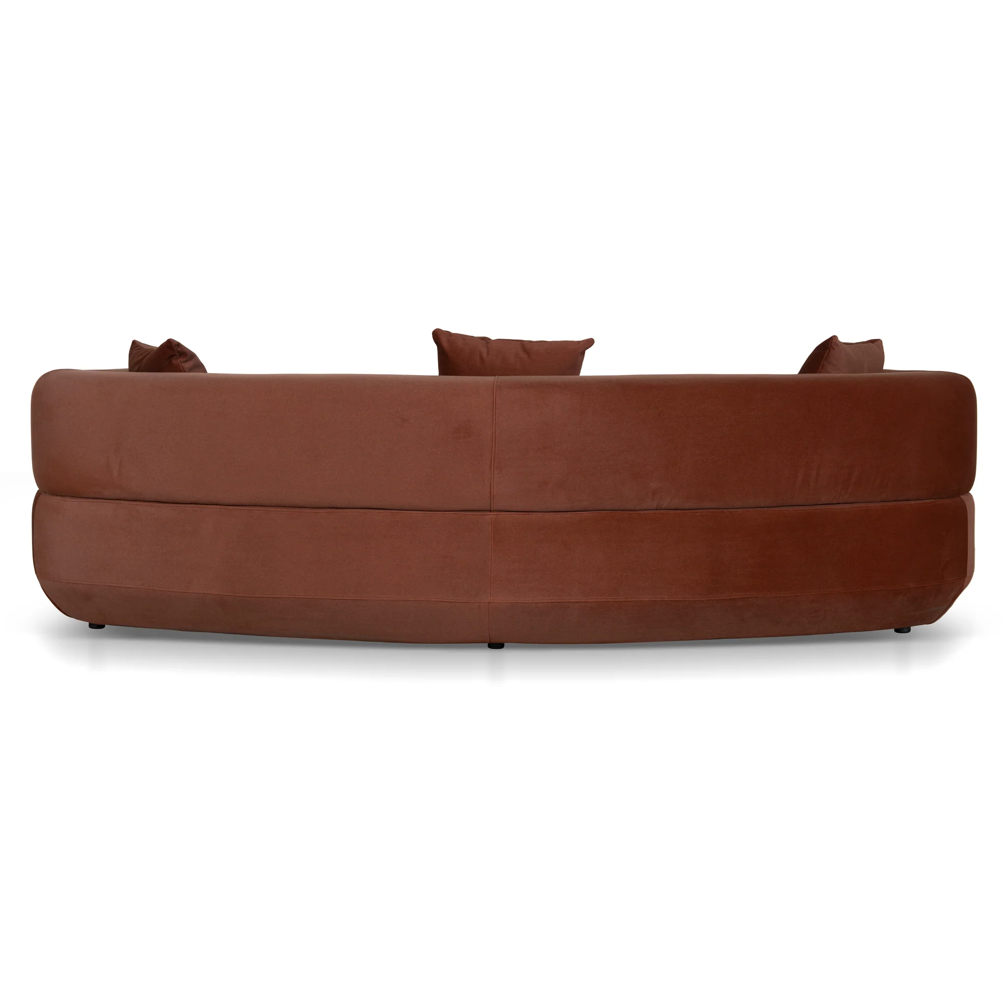 CLC10855-FS 3 Seater Sofa - Burnt Brown - Image 6