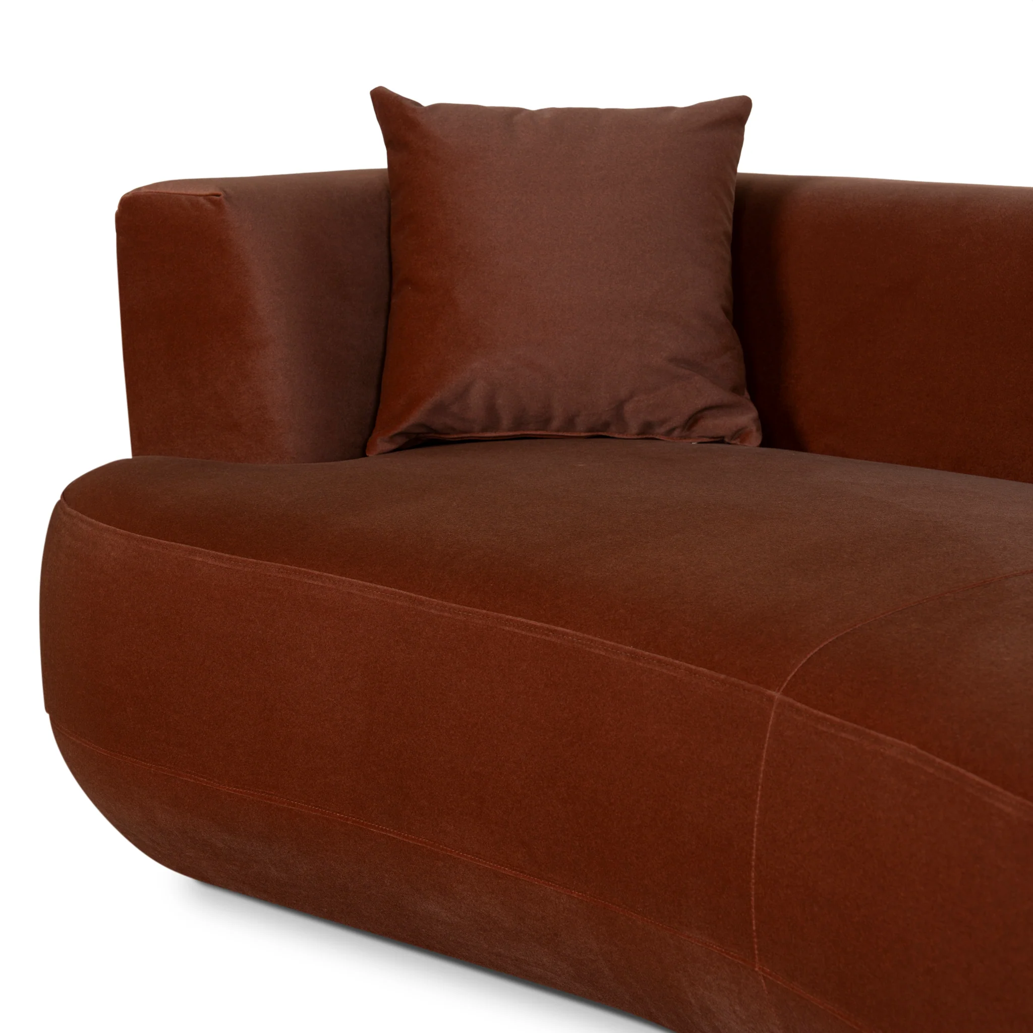 CLC10855-FS 3 Seater Sofa - Burnt Brown - Image 7