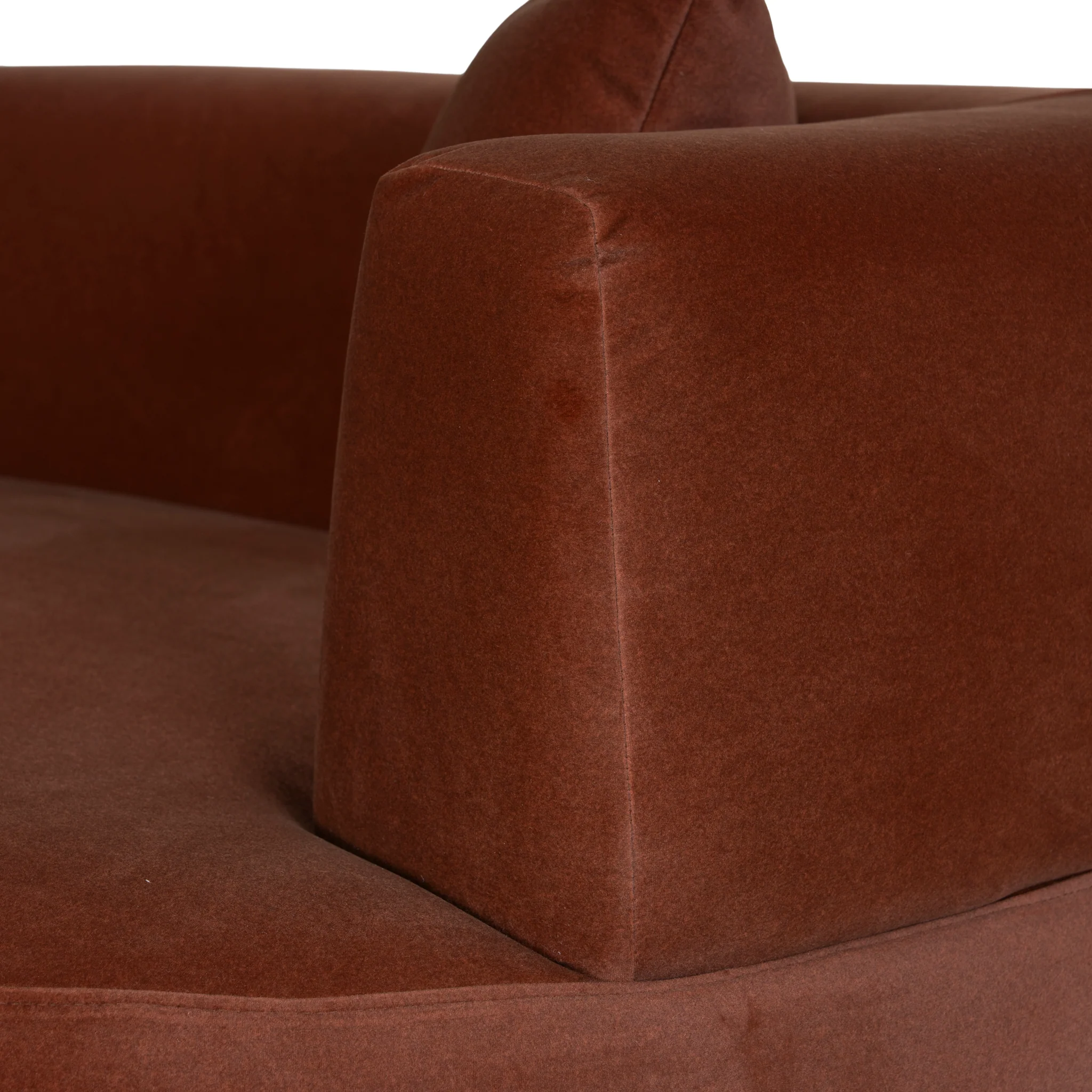 CLC10855-FS 3 Seater Sofa - Burnt Brown - Image 9
