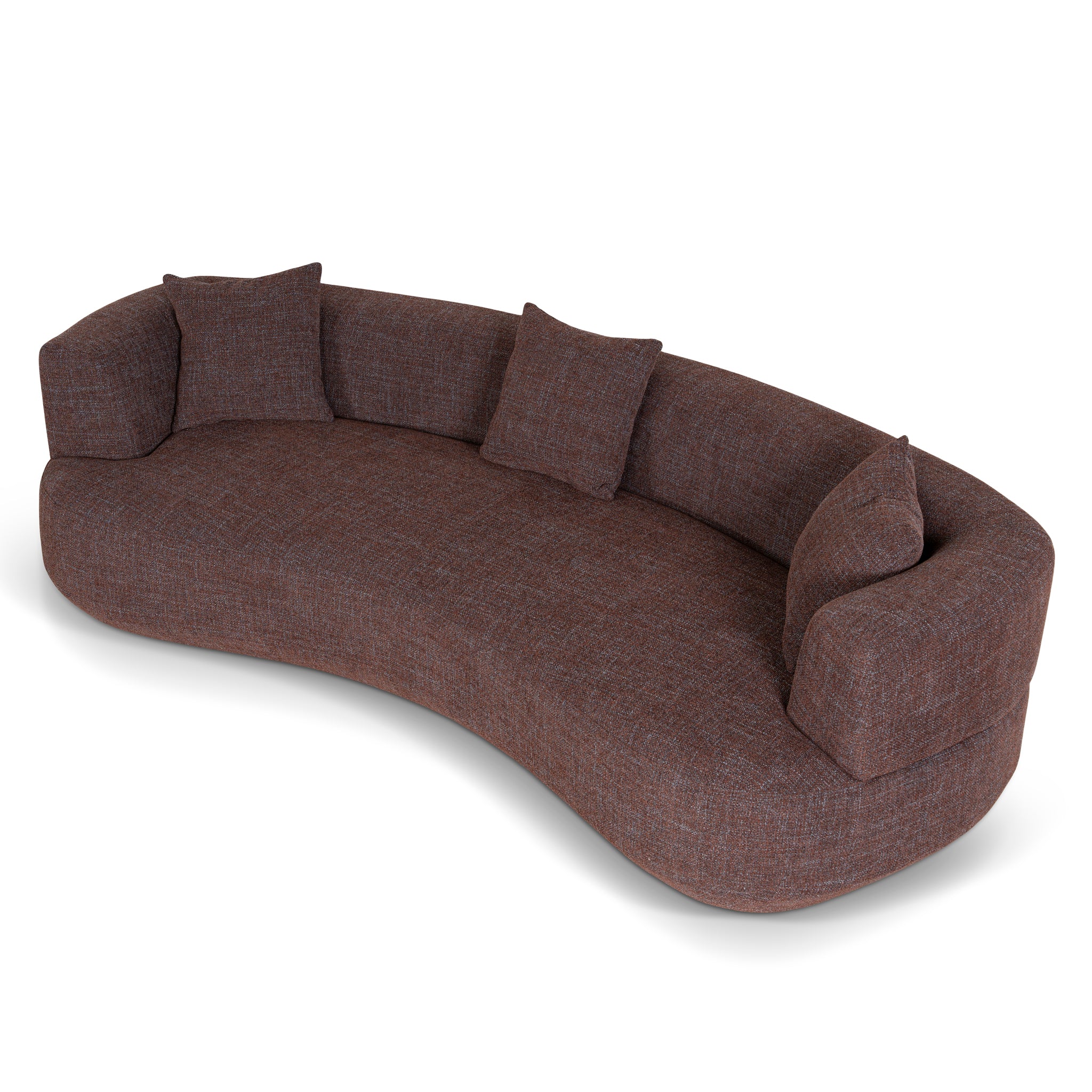 CLC10857-FS 3 Seater Sofa - Moss Brown - Image 4