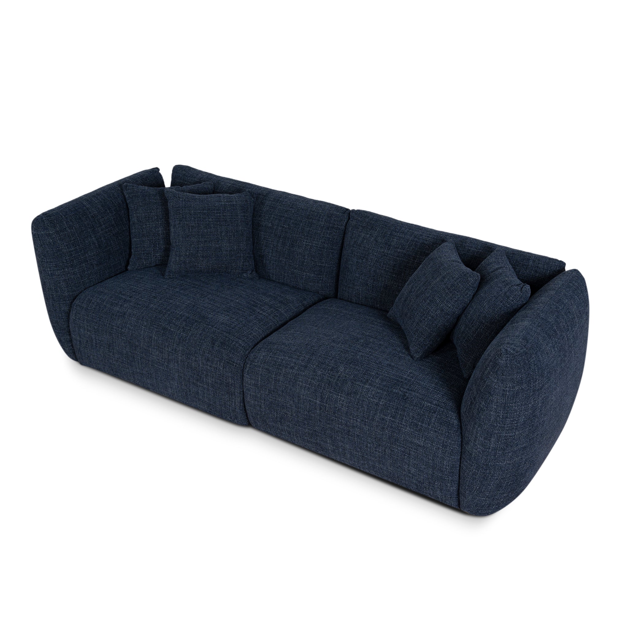 CLC10861-FS 3 Seater Sofa - Moss Navy - Image 7