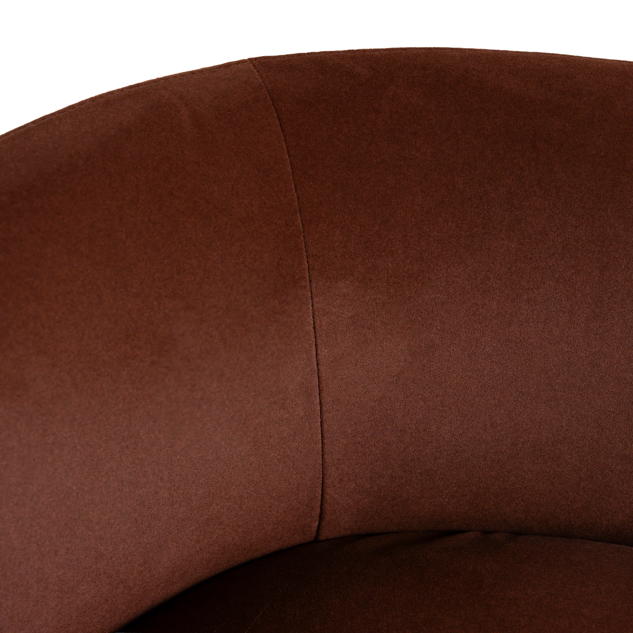 CLC10862-FS Swivel Armchair - Burnt Brown - Image 11