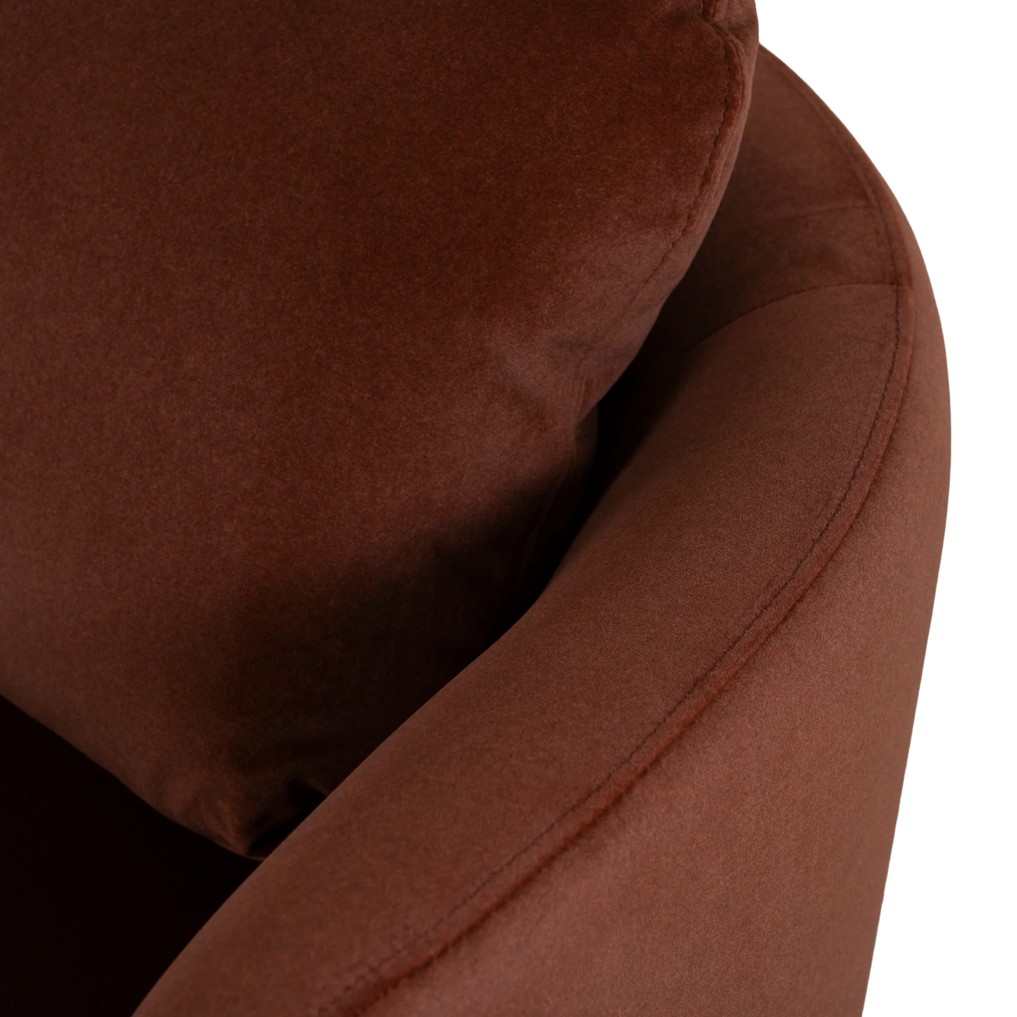 CLC10862-FS Swivel Armchair - Burnt Brown - Image 14