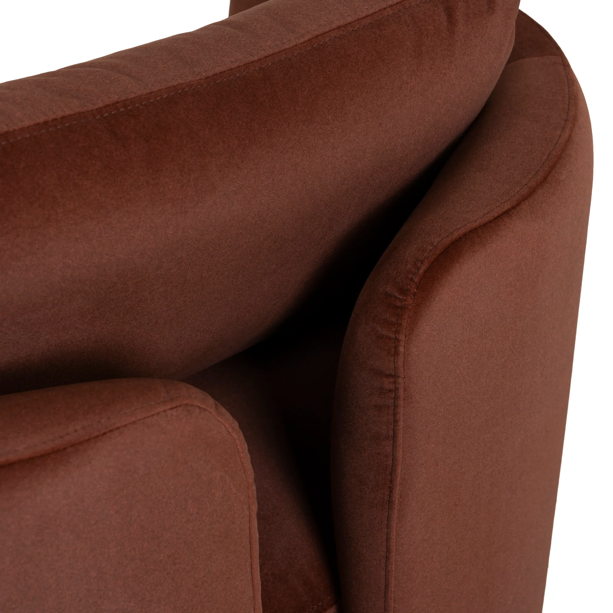 CLC10862-FS Swivel Armchair - Burnt Brown - Image 15