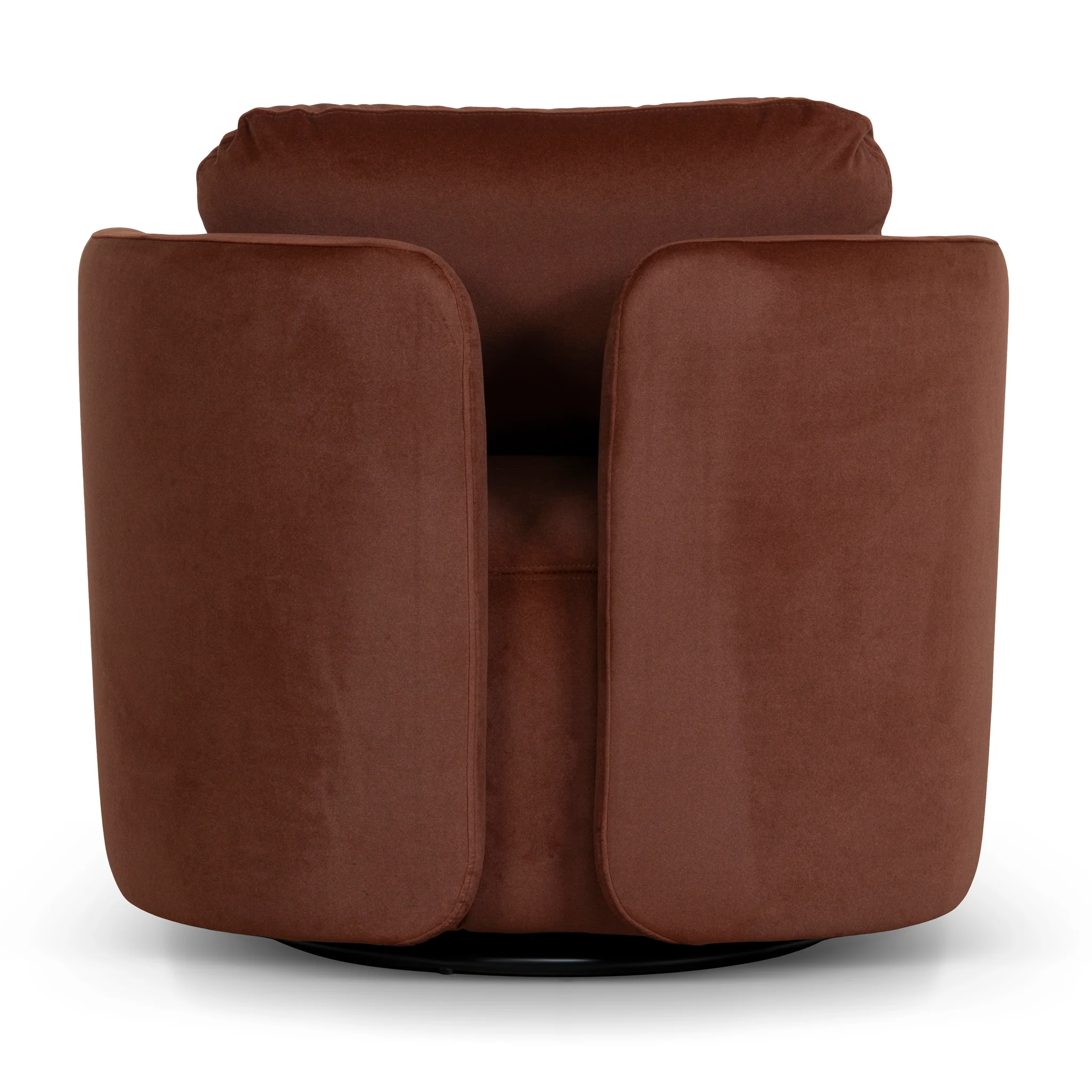 CLC10862-FS Swivel Armchair - Burnt Brown - Image 6