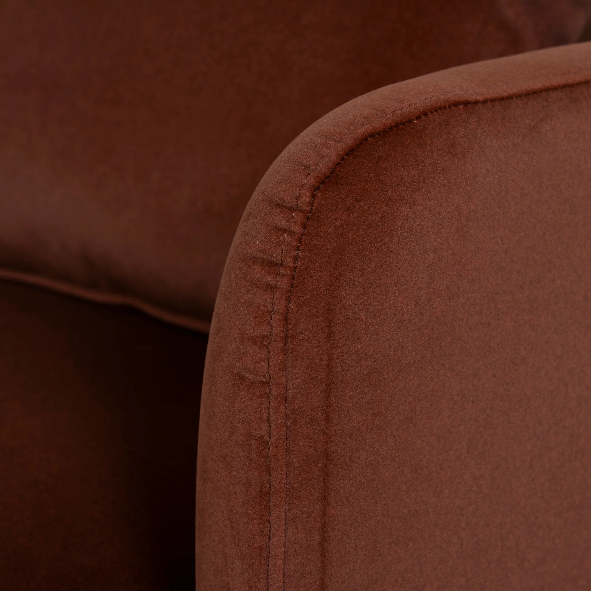 CLC10862-FS Swivel Armchair - Burnt Brown - Image 8