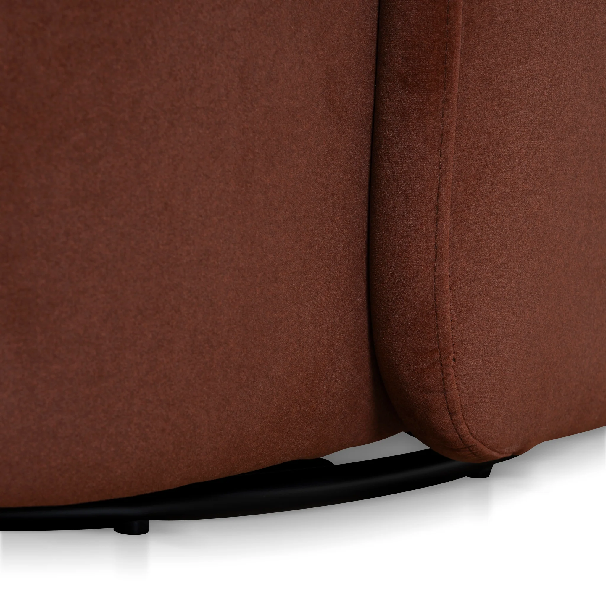 CLC10862-FS Swivel Armchair - Burnt Brown - Image 9