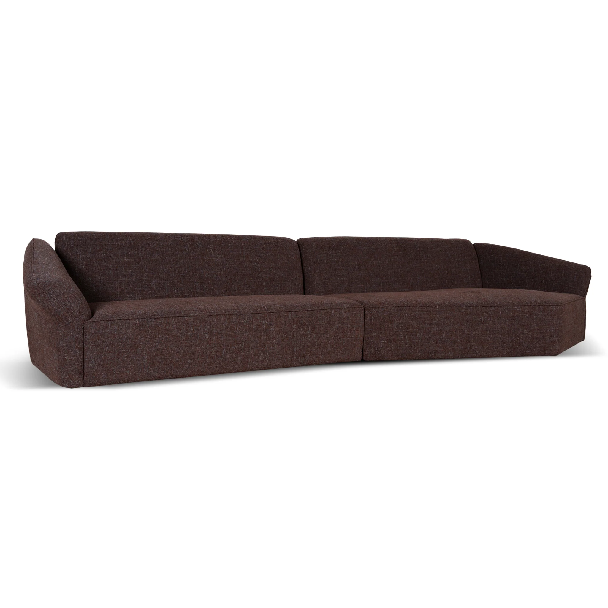 CLC10864-FS Left Open Sofa - Moss Brown - Image 3