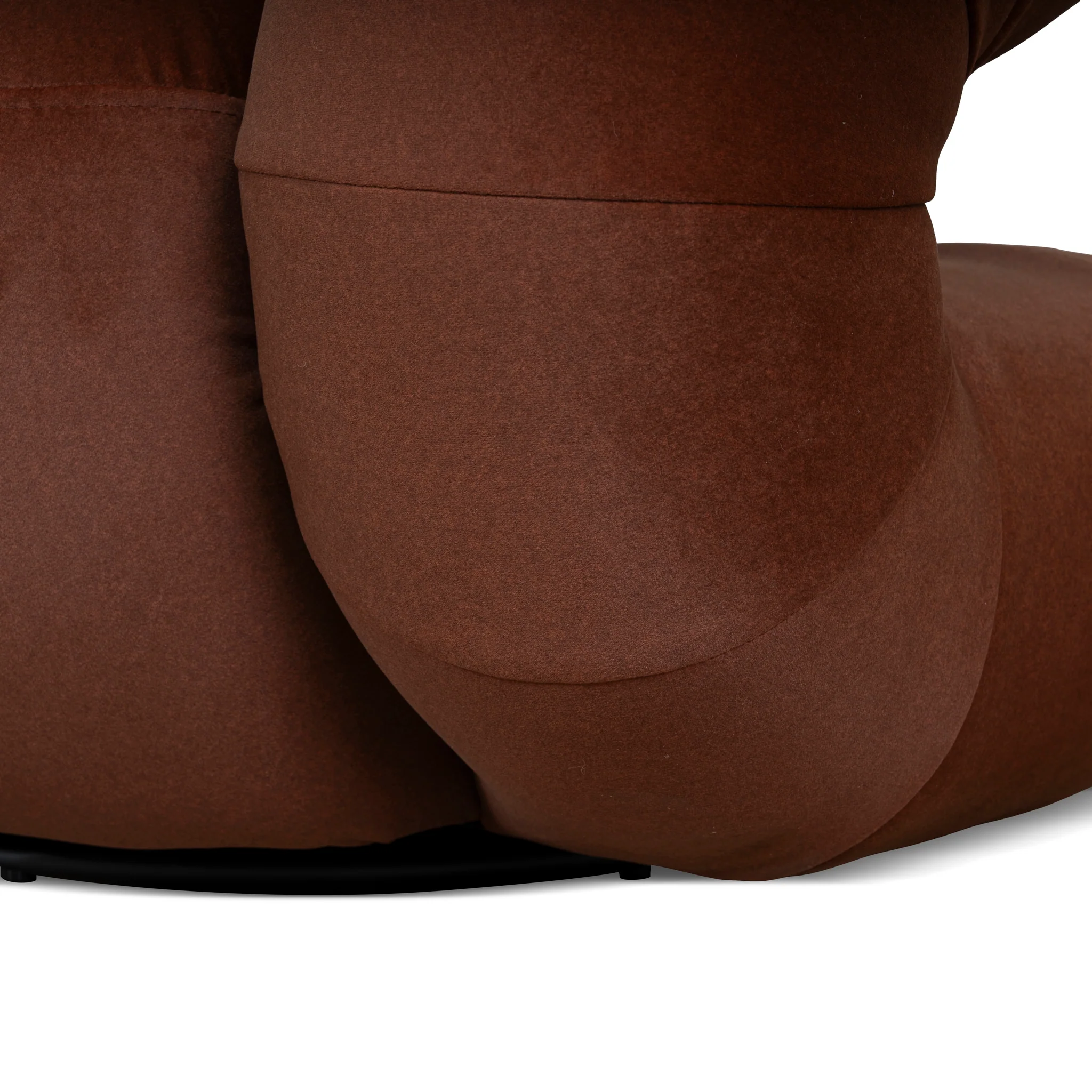 CLC10868-FS Swivel Armchair - Burnt Brown - Image 10