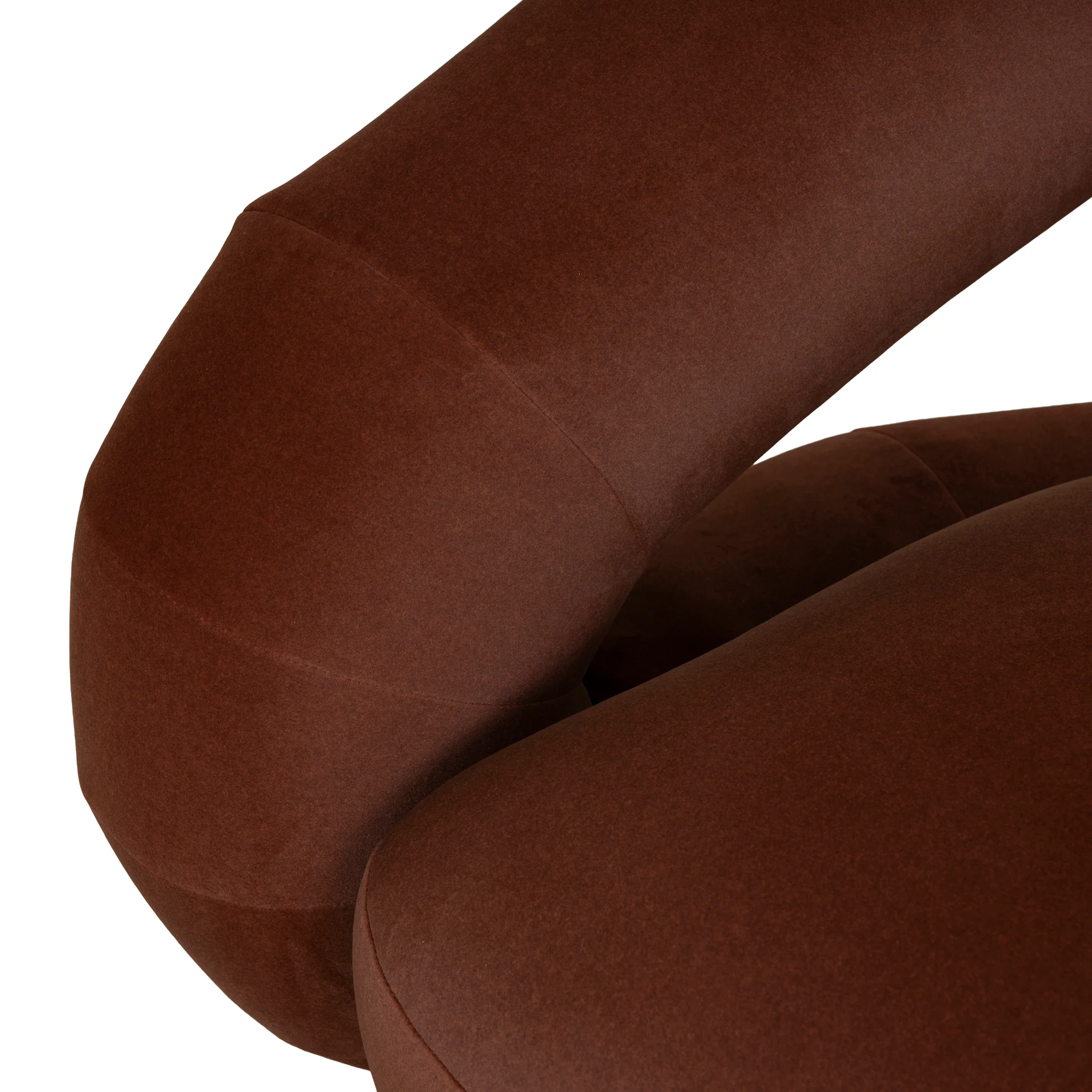 CLC10868-FS Swivel Armchair - Burnt Brown - Image 12