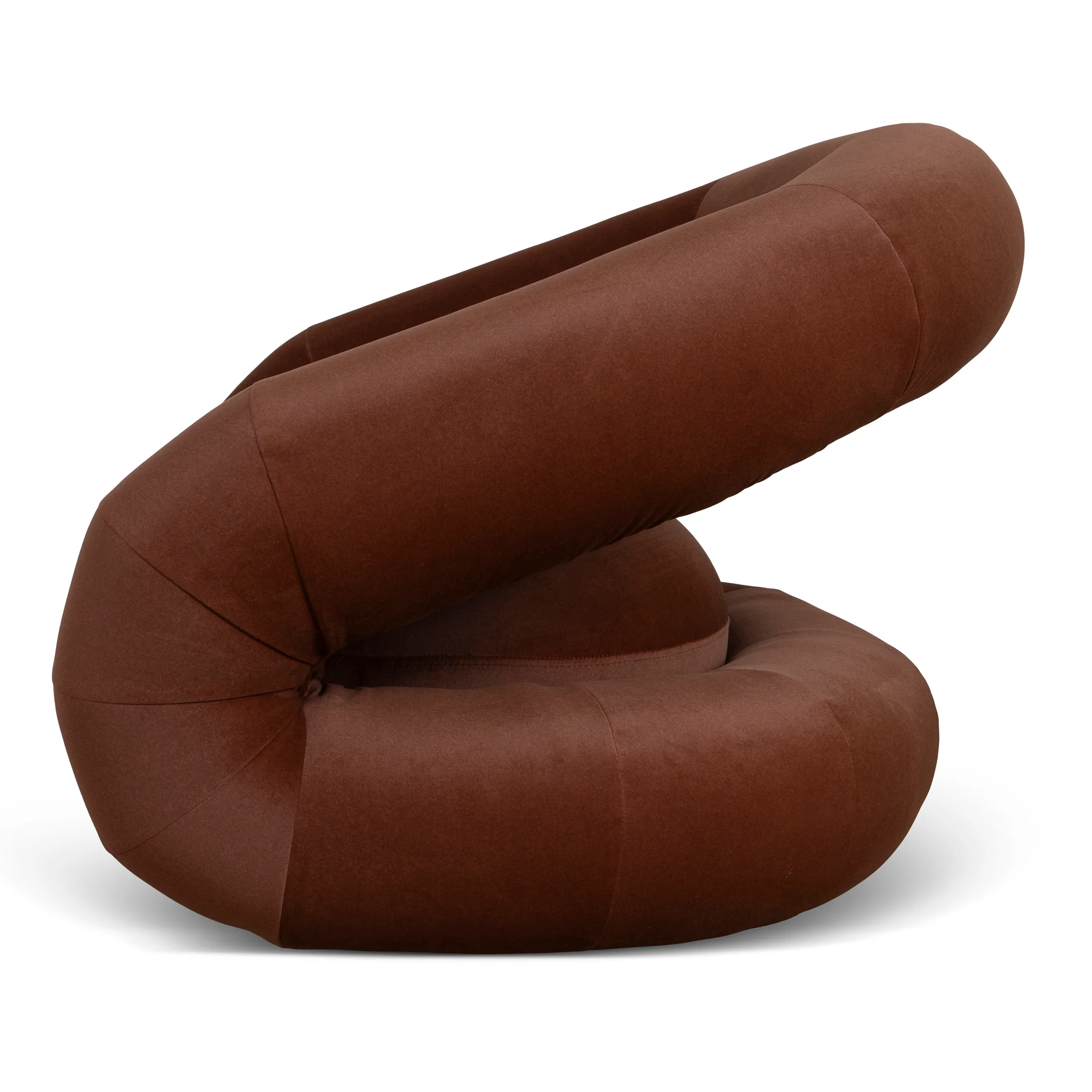 CLC10868-FS Swivel Armchair - Burnt Brown - Image 3