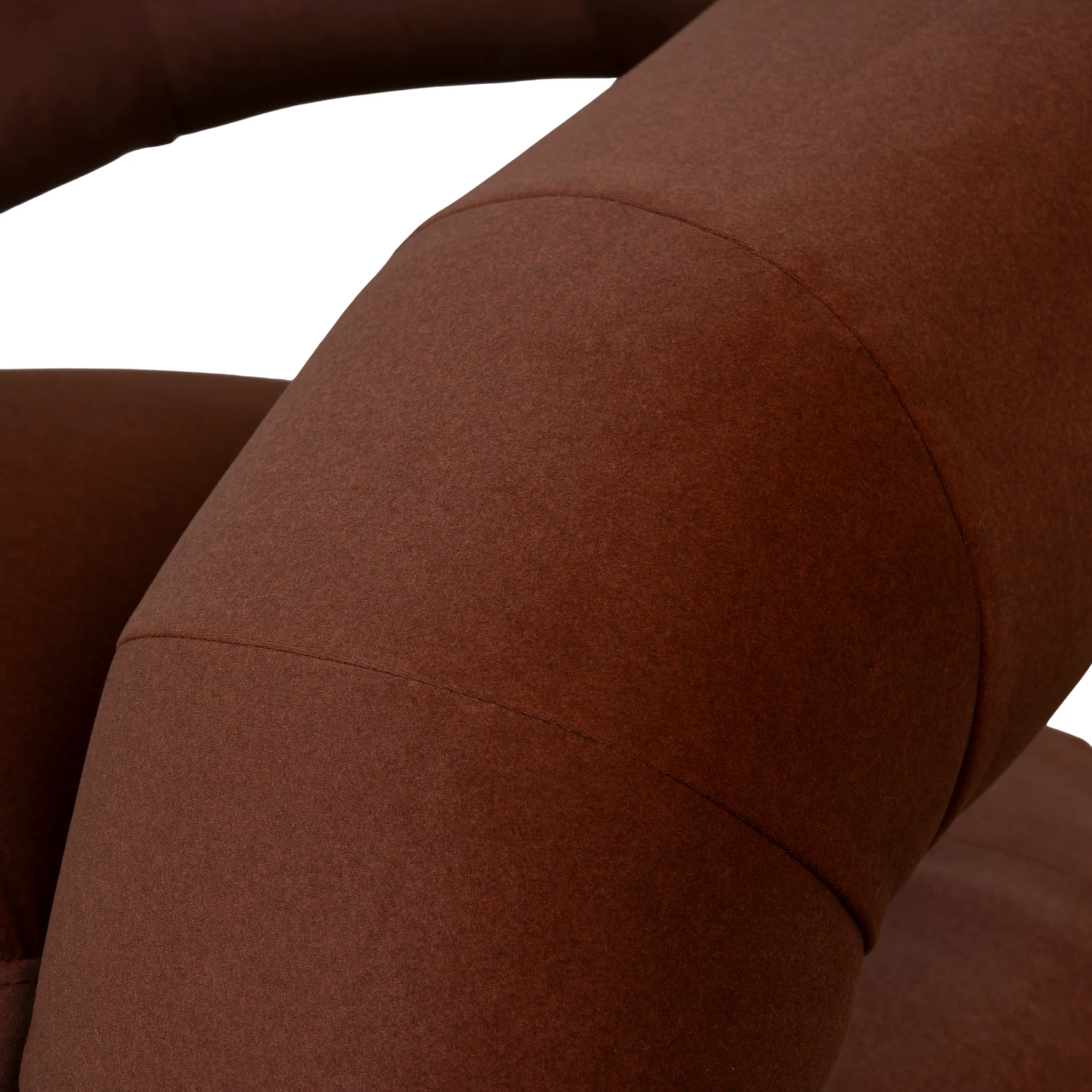 CLC10868-FS Swivel Armchair - Burnt Brown - Image 8