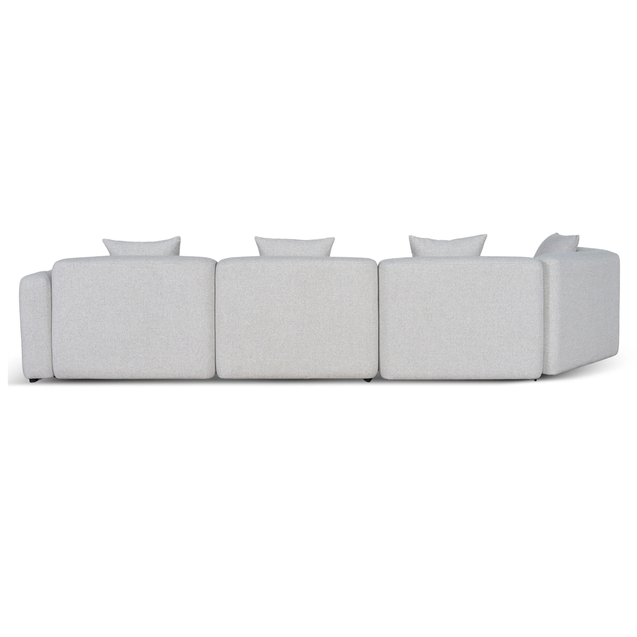 CLC10870-FS Right Arm Corner Sofa - Textured Beige - Image 6