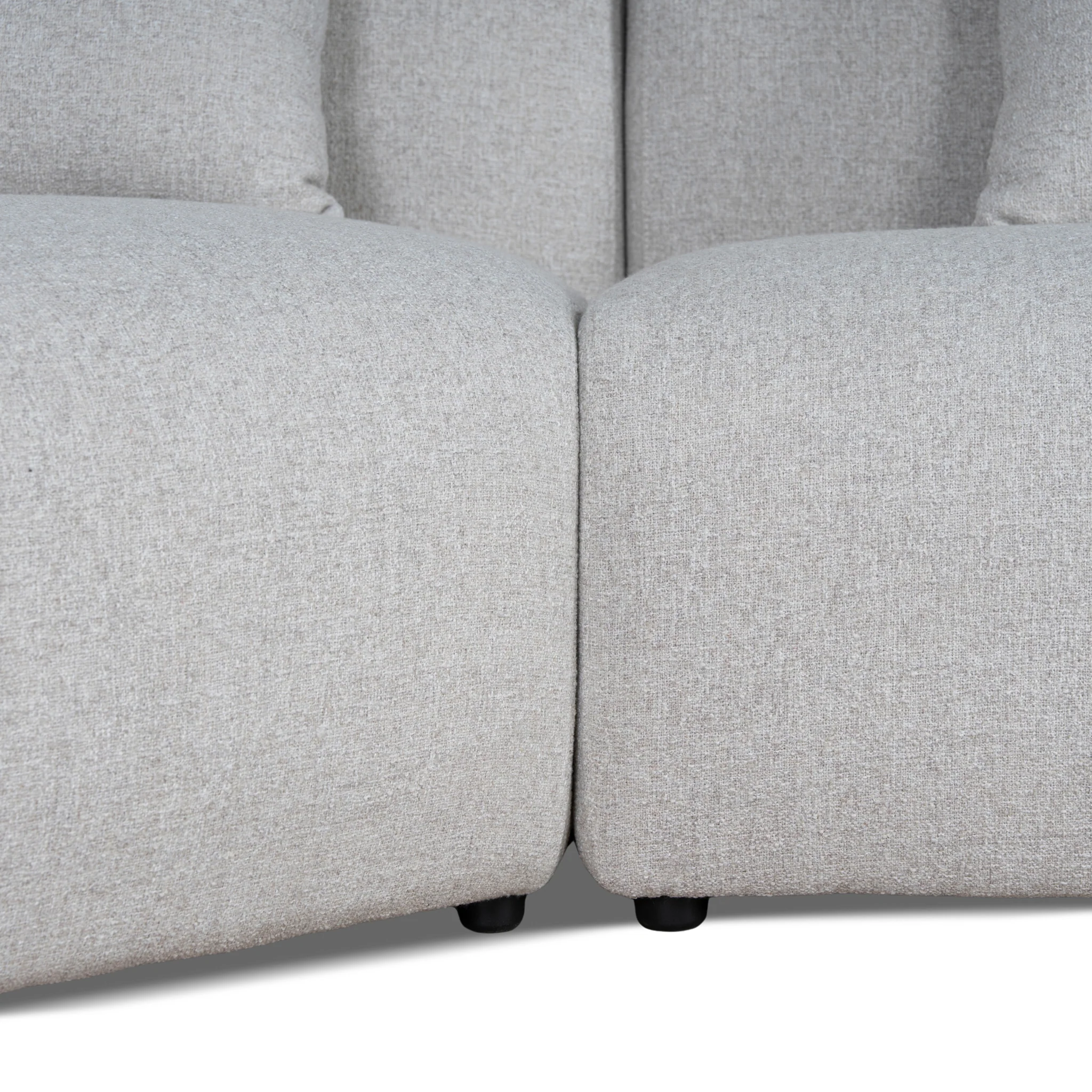 CLC10870-FS Right Arm Corner Sofa - Textured Beige - Image 8