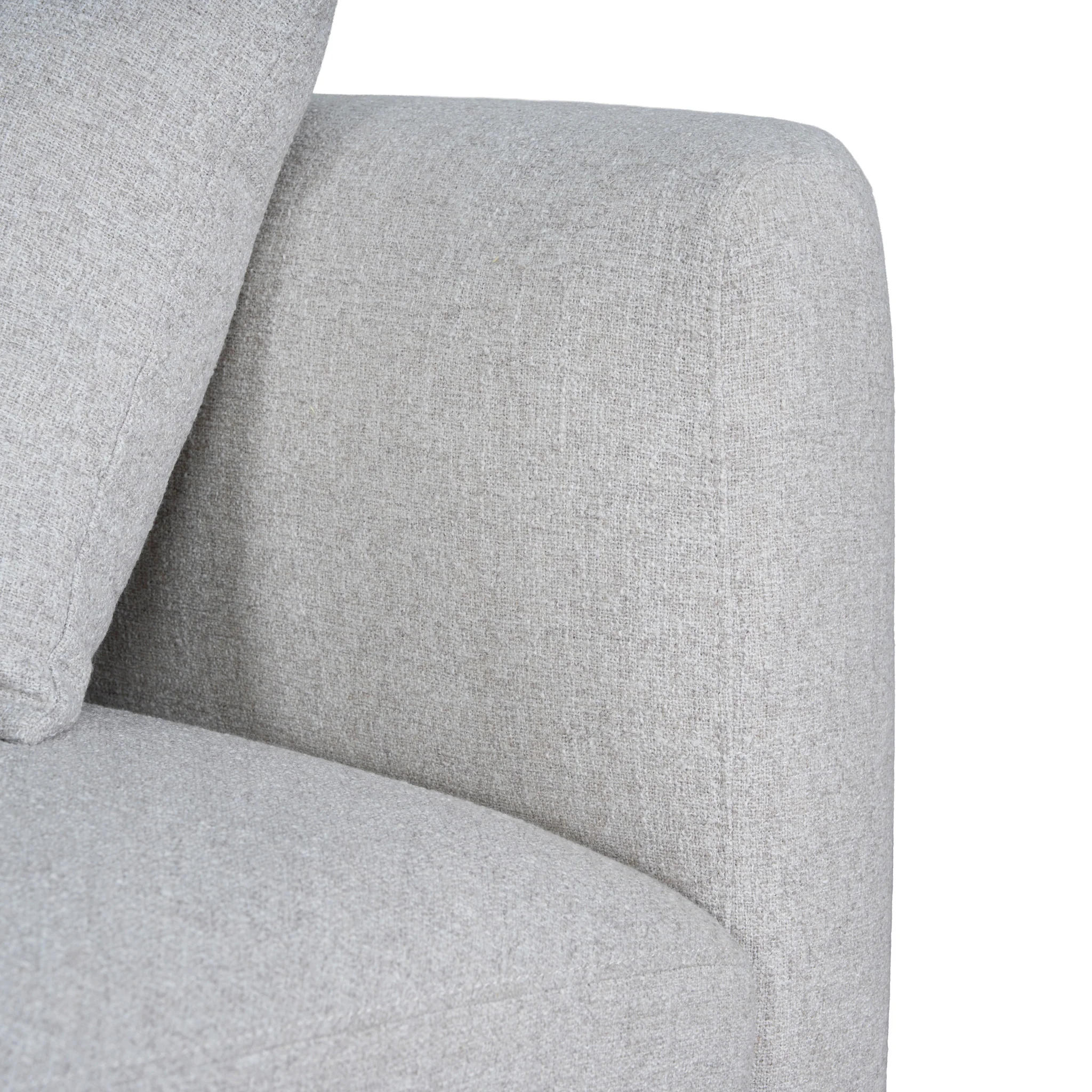 CLC10871-FS Left Arm Corner Sofa - Textured Beige - Image 15